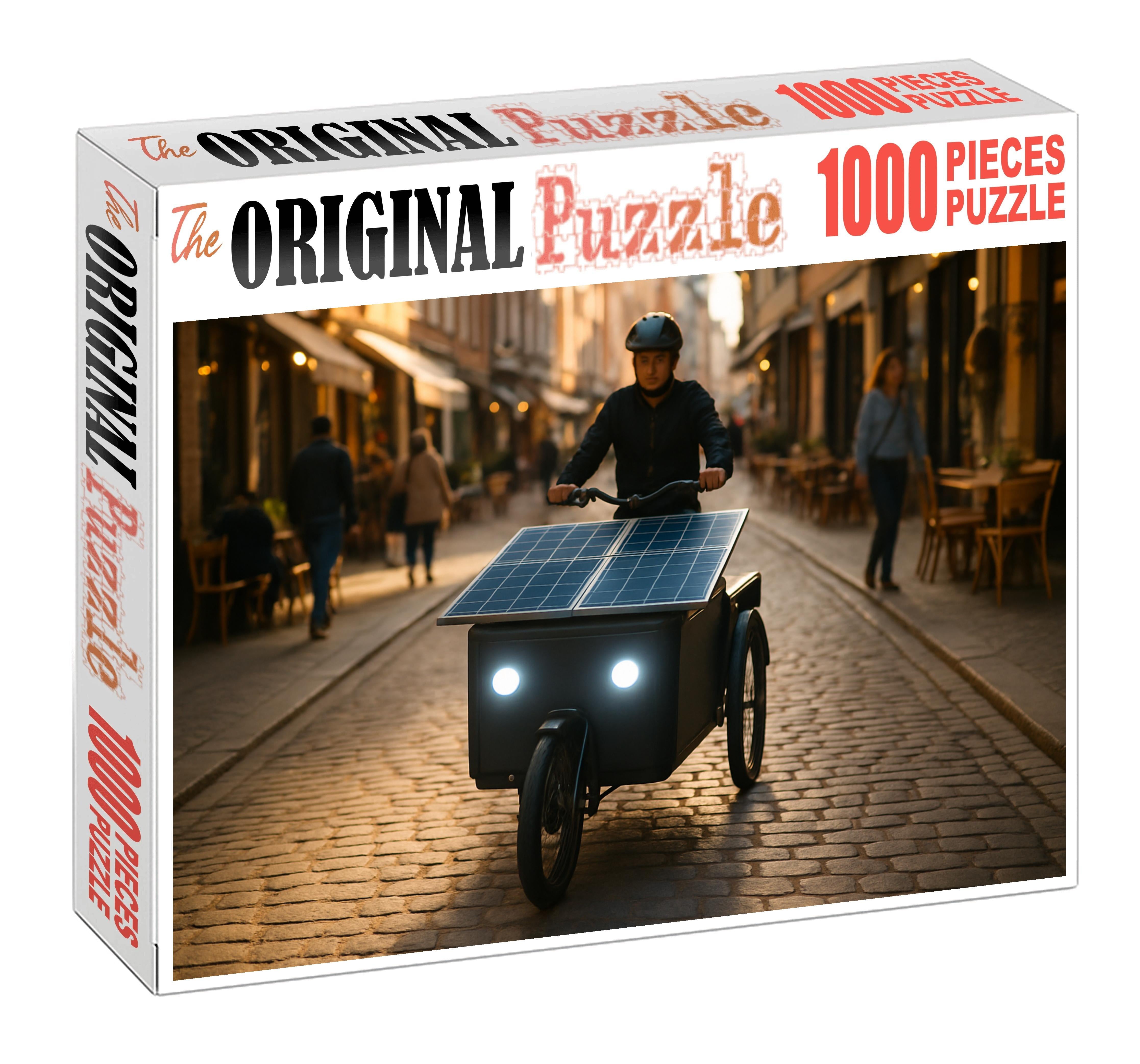 Solar-enhanced Cargo Bike 500 Piece Puzzle