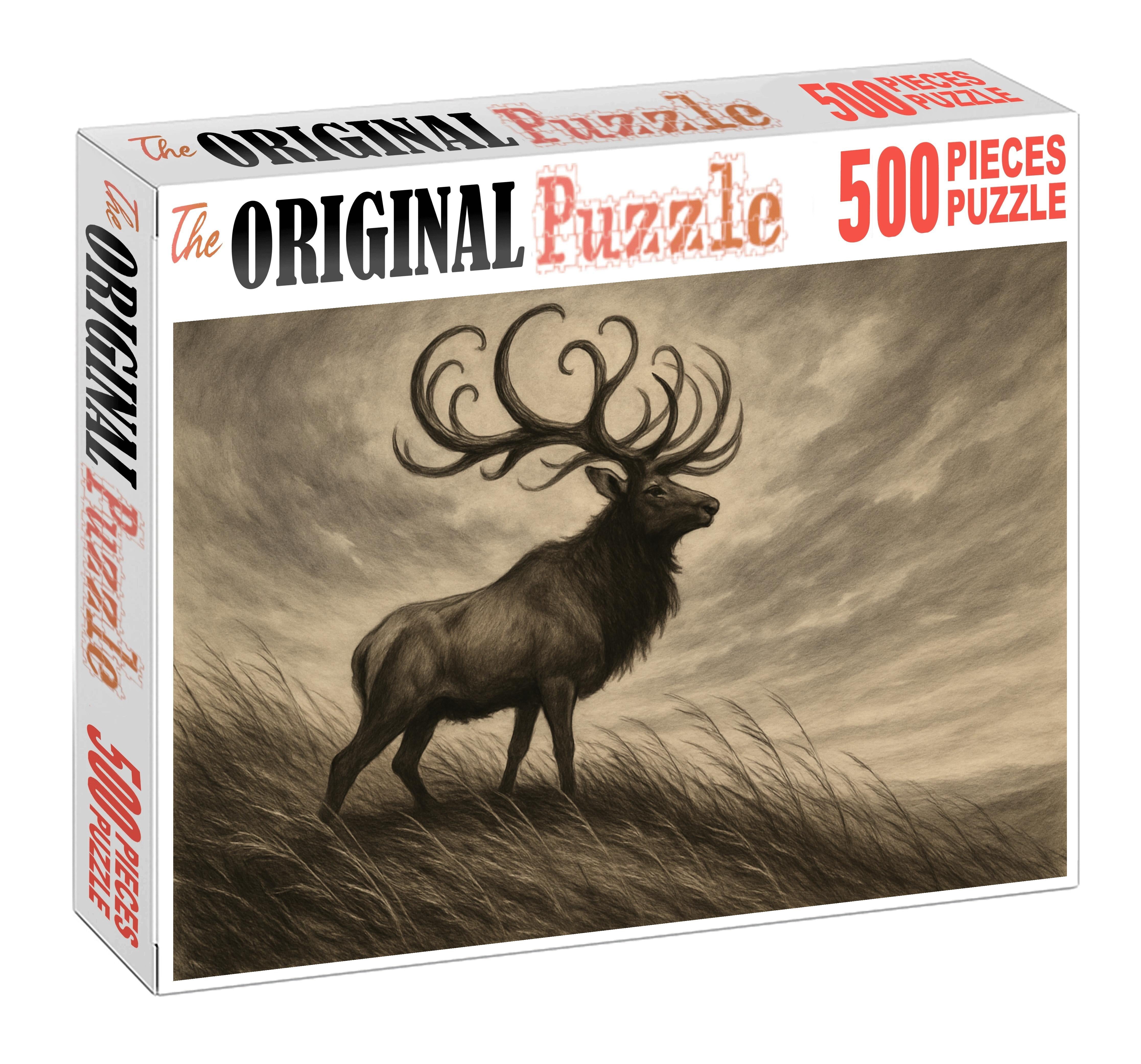 Zephyrmane Elk Gale-riding Horned Giant Of The Open Plains Challenging Puzzles