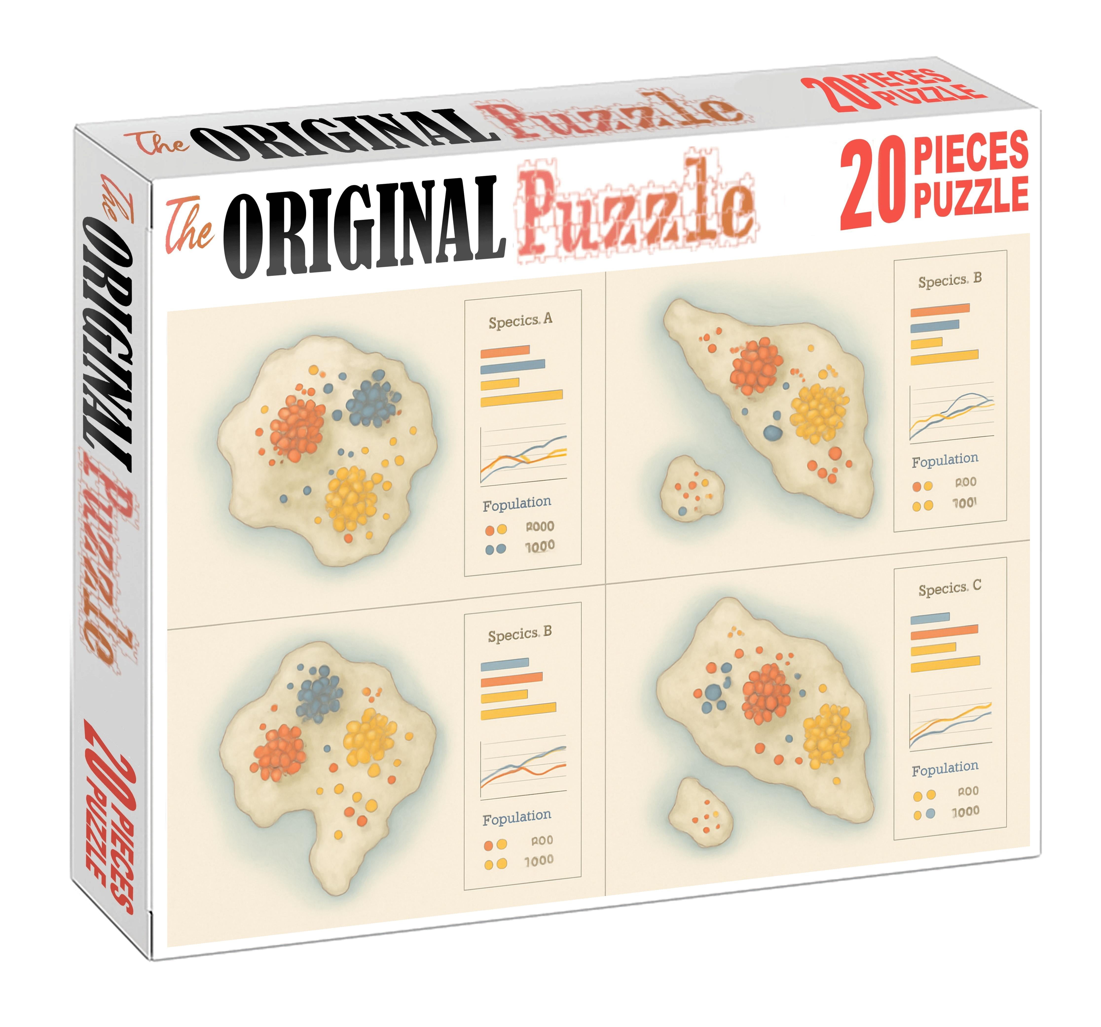 Island Biogeography Species Distribution Map Puzzle For Kids