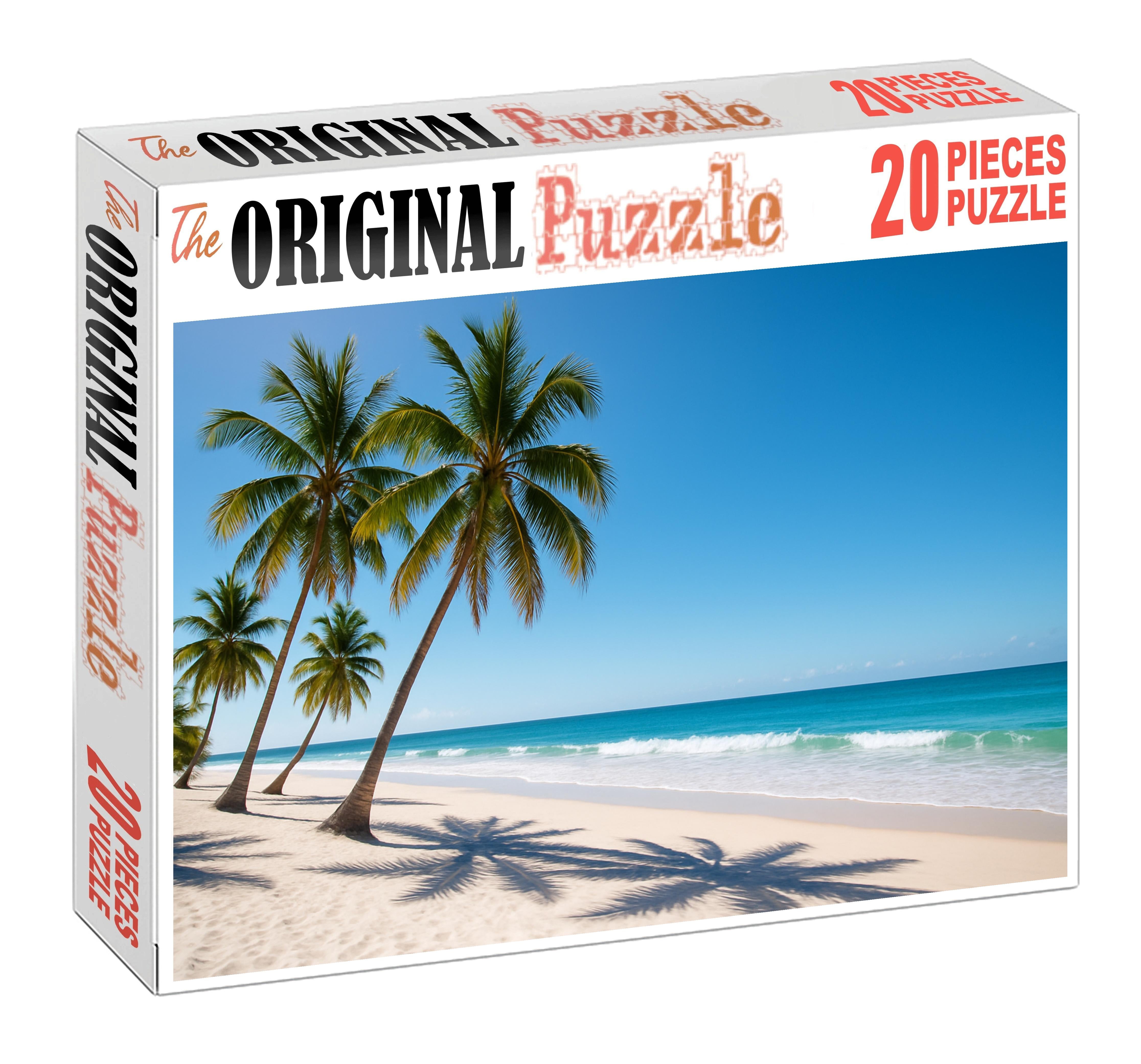 Sunlit Palm Strand 100 Piece Puzzle