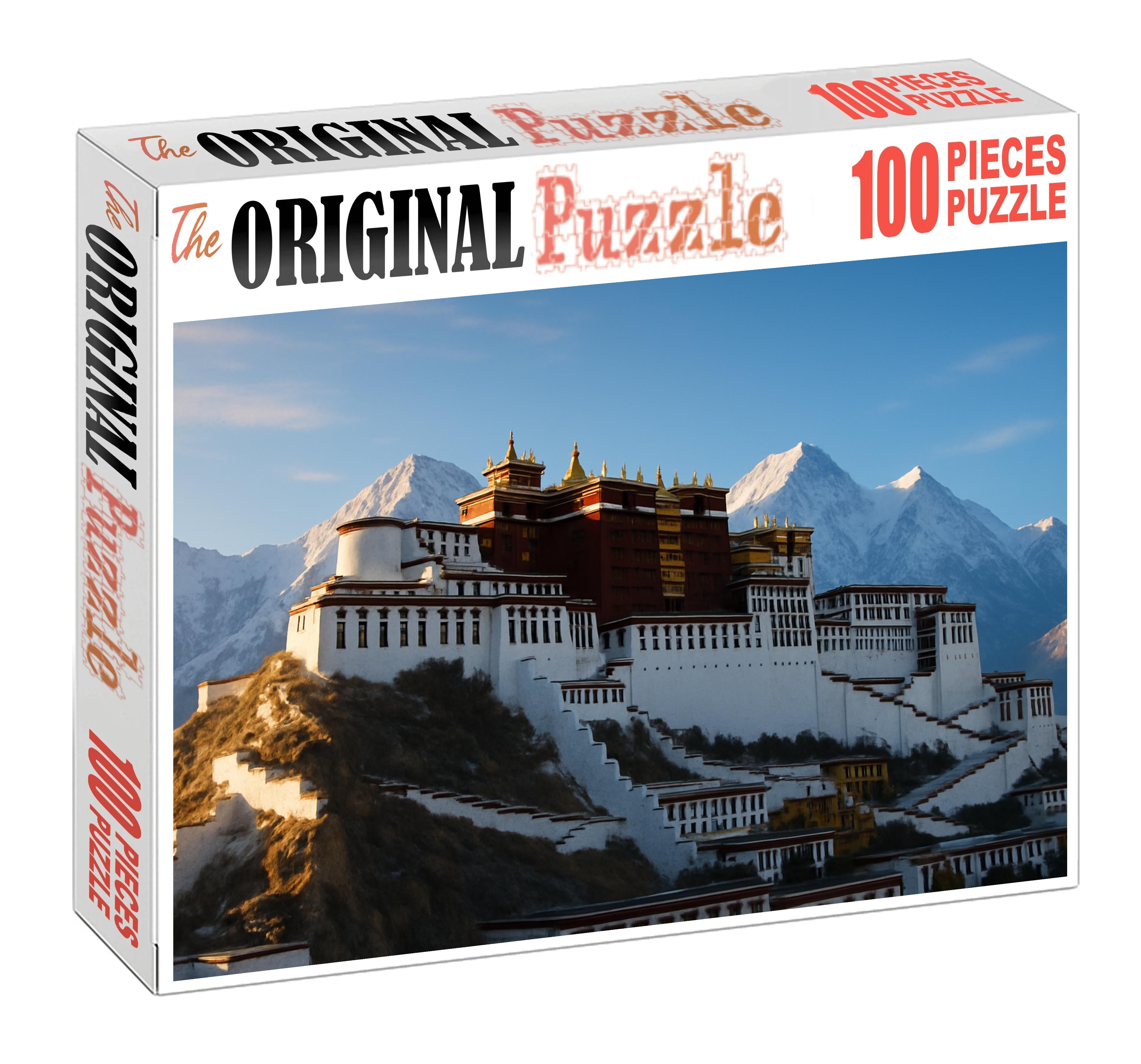 Potala Palace Lhasa Tibet Recognized By 7322 As A Majestic Fortress And Spiritual Hub Unique Puzzle Design