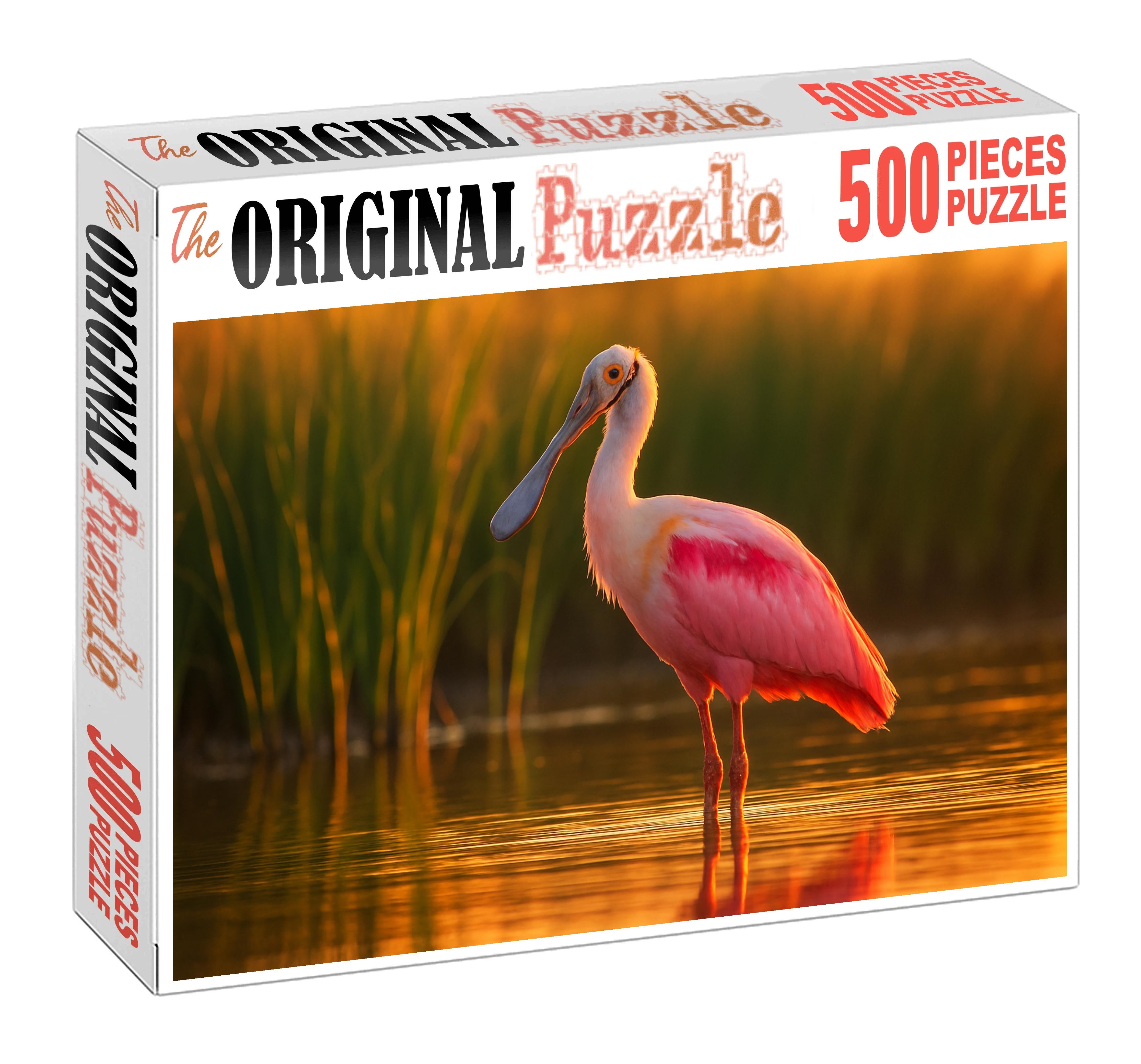 Roseate Spoonbill The Pink Wetland Dancer Puzzle Challenge
