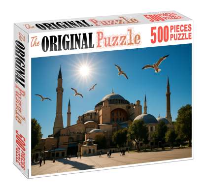 Hagia Sophia Located In Istanbul Turkey Recognized By 7492 Worldwide As A Historic Byzantine Masterpiece And Religious Symbol Easy Puzzles