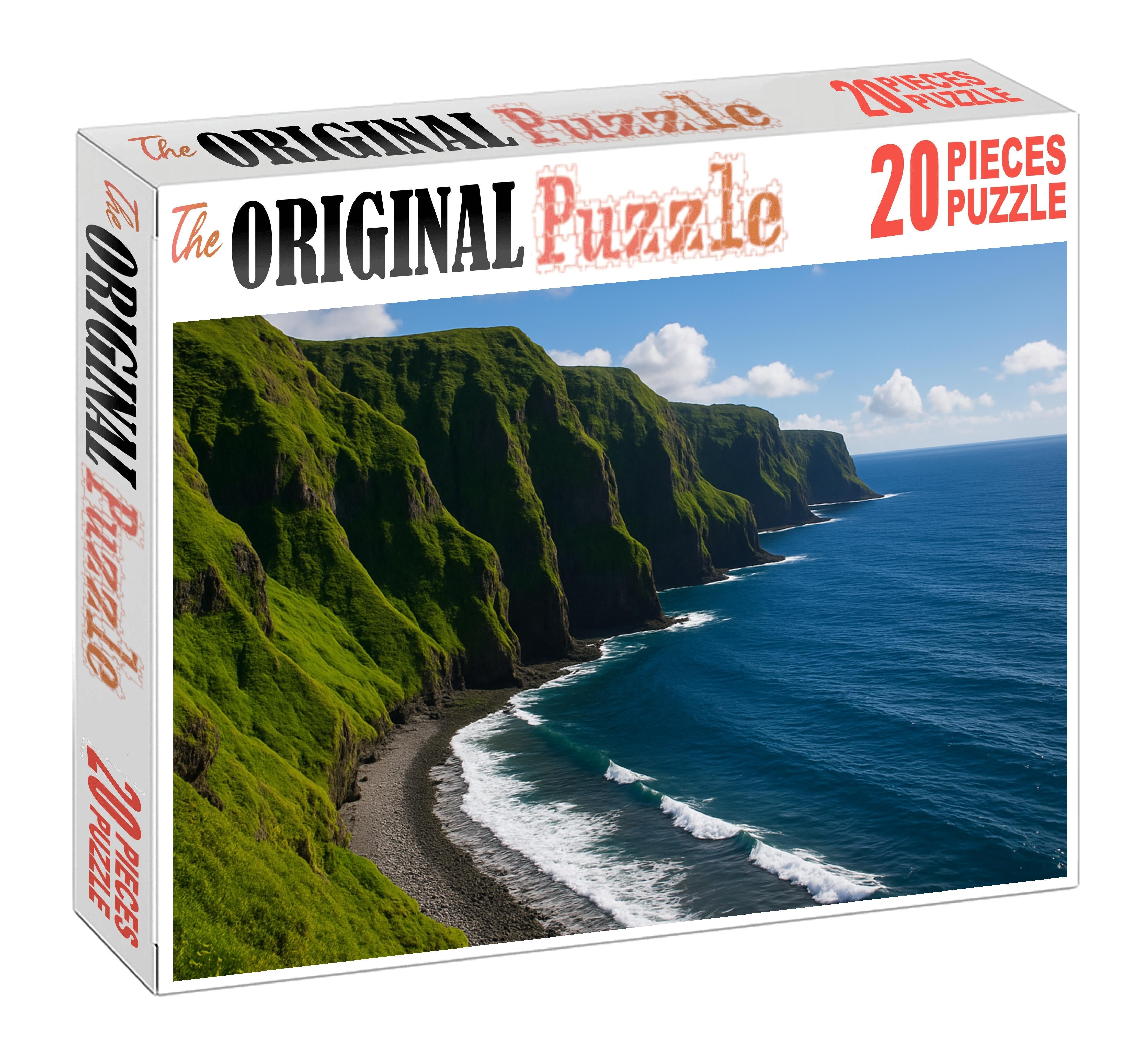 Verdant Cliff Shore Puzzle Challenge