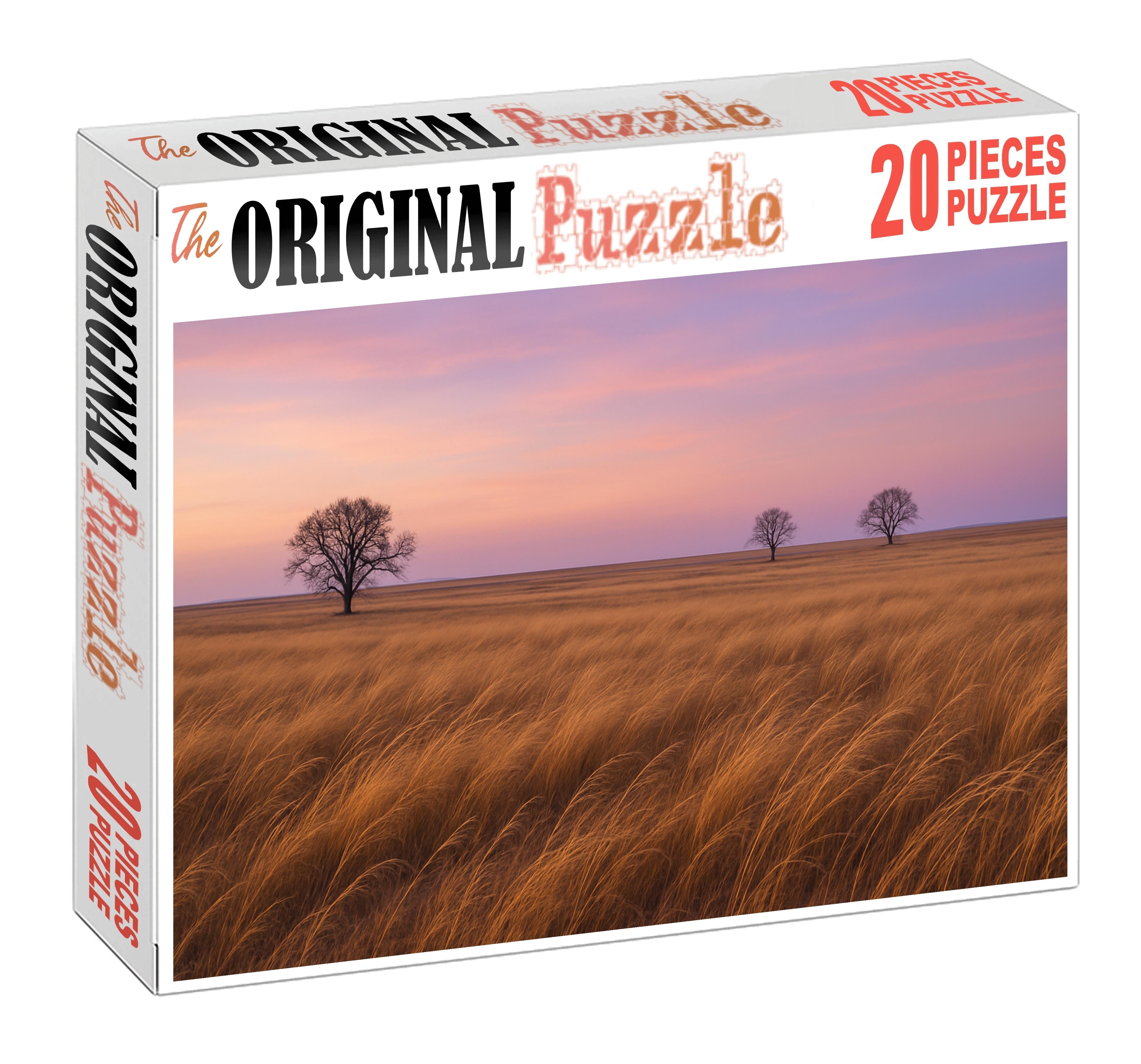 Twilight Prairie Horizon Puzzle For Kids