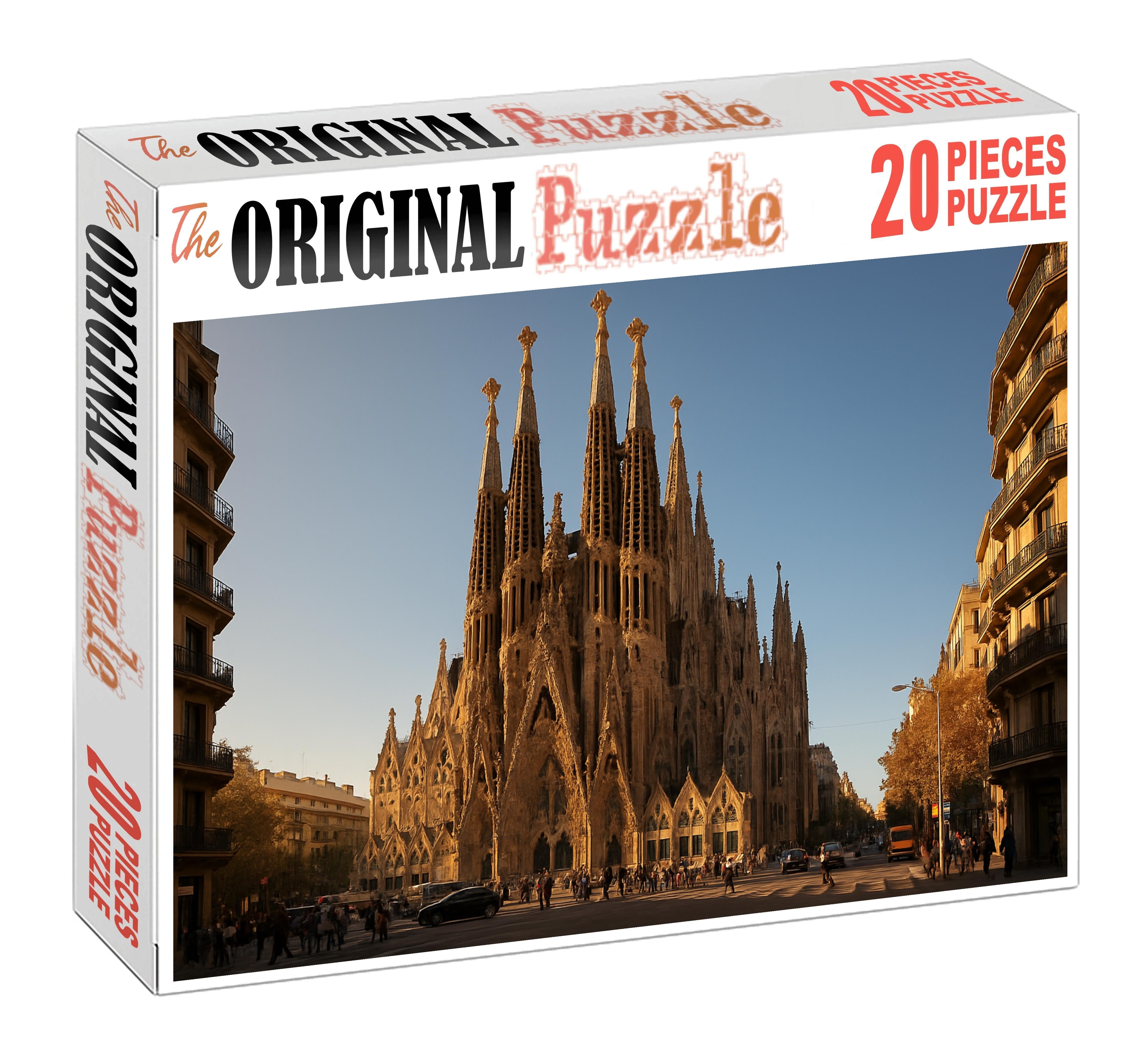 Sagrada Familia Situated In Barcelona Spain Recognized By 7380 Globally For Its Unique Modernist Design Unique Puzzle Design