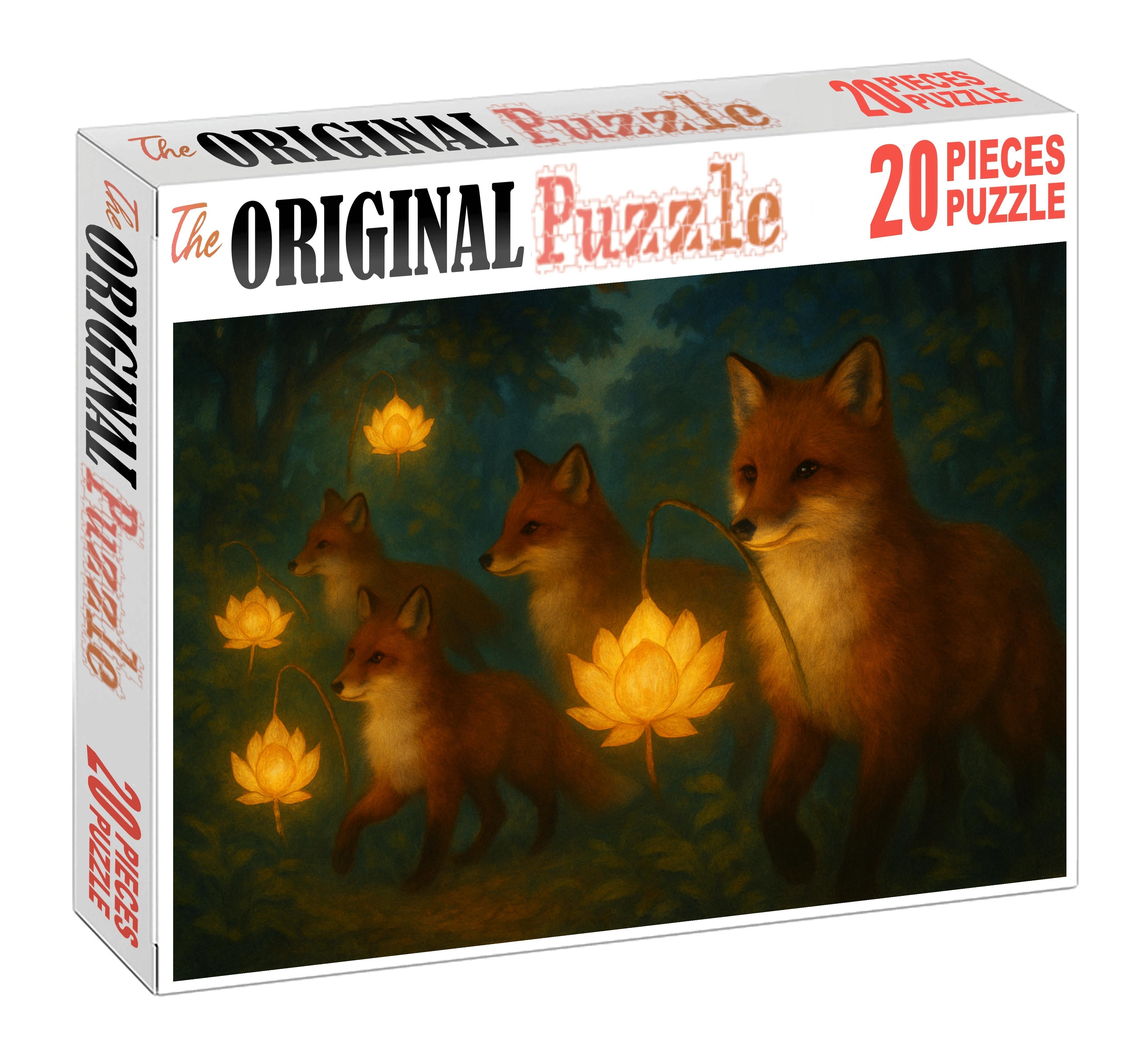 Velvet Fox Lantern Festival Large Format Puzzle