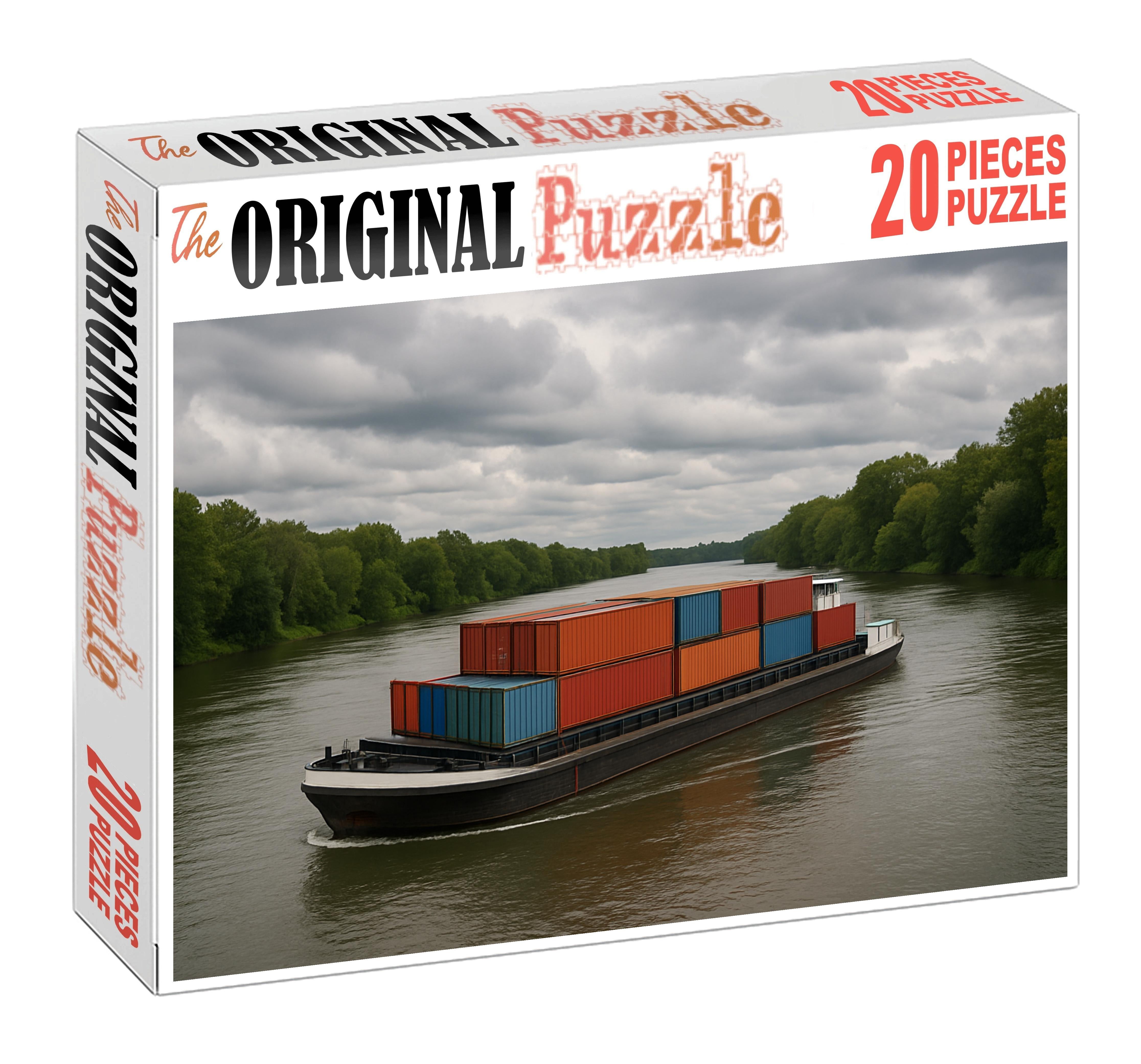 Biofuel-powered River Barge Puzzle For Adults