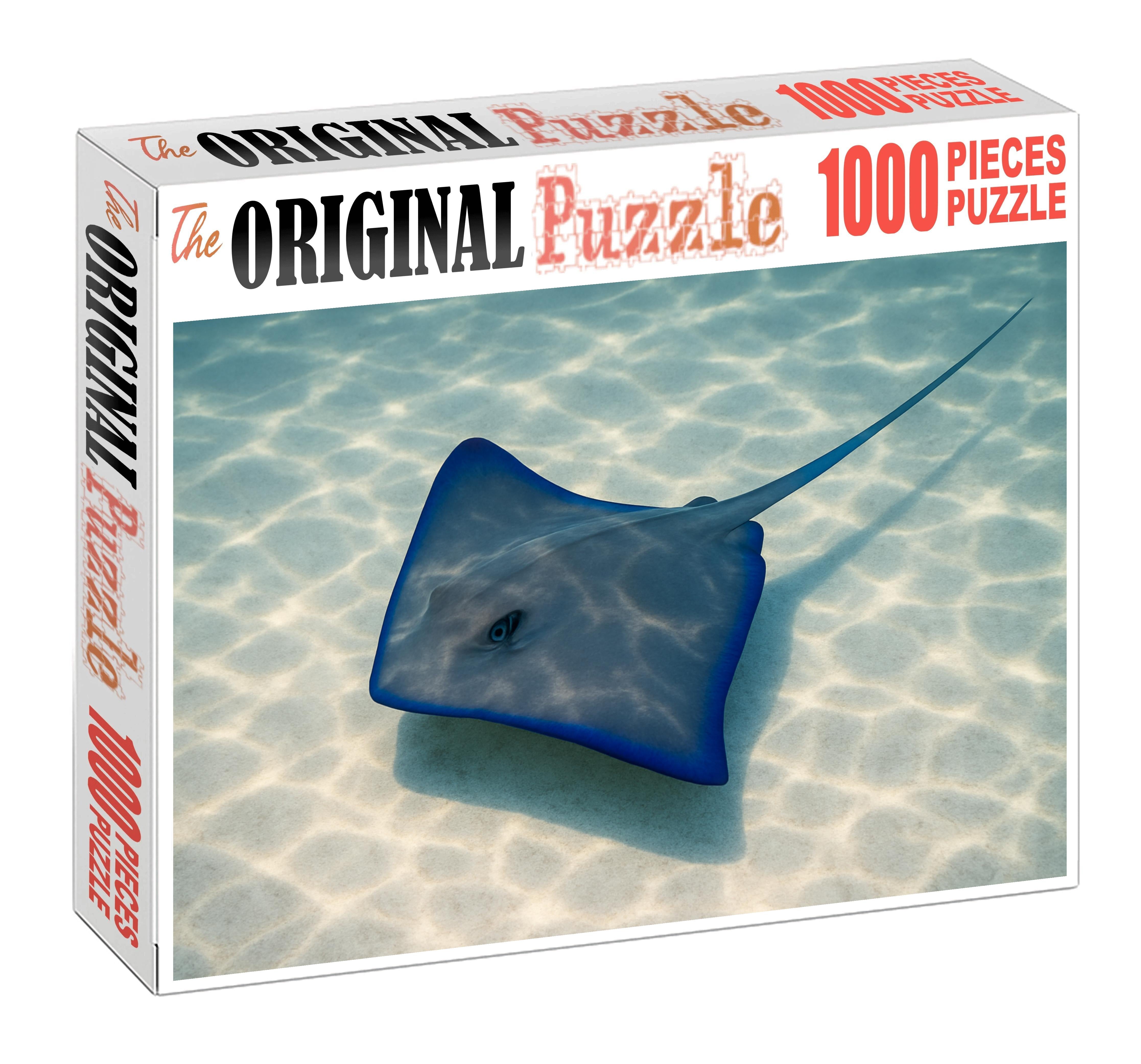 Cerulean Glider Ray Sleek Filter-feeding Marvel 200 Piece Puzzle