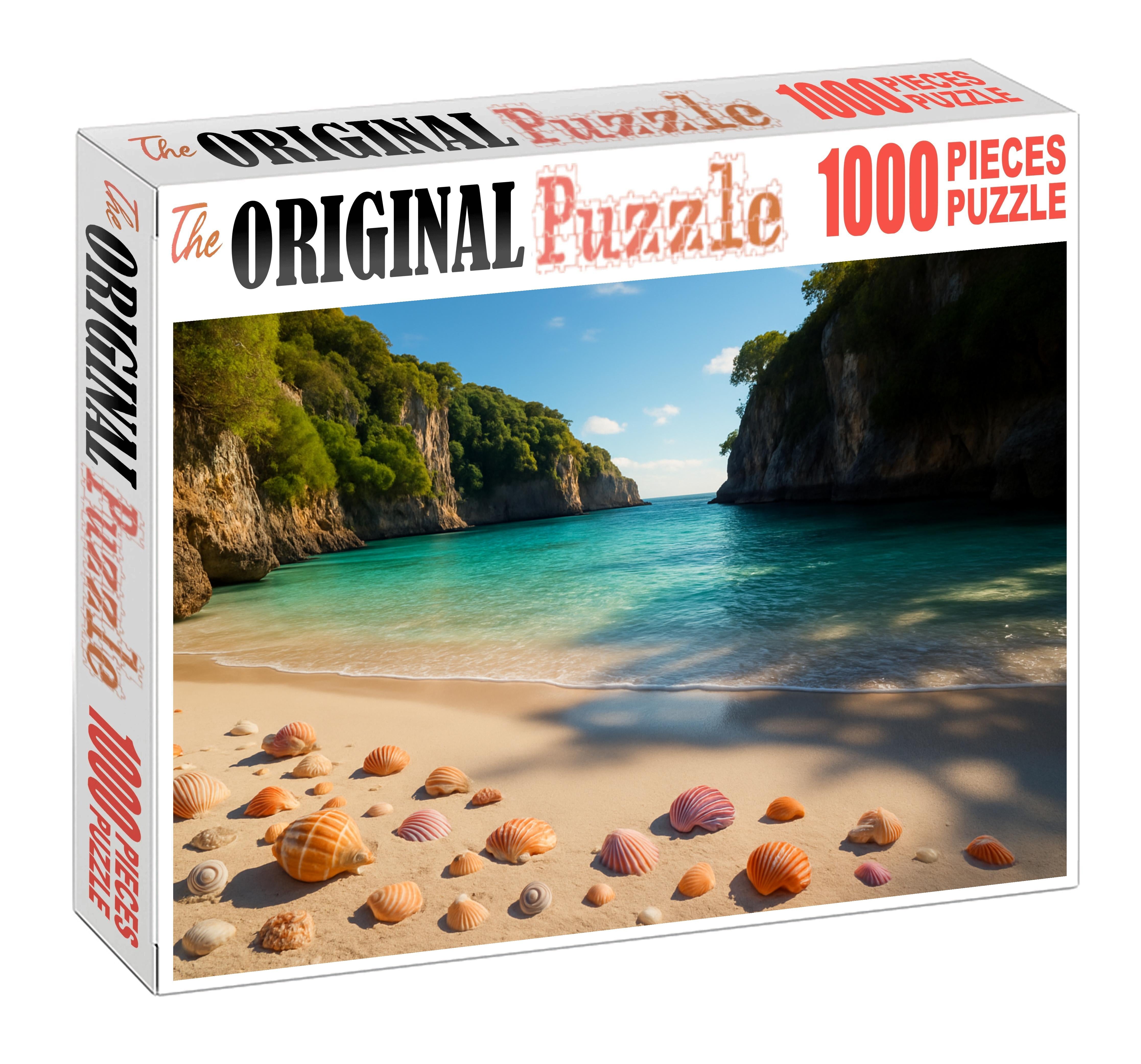 Secluded Shell Beach Tranquil Shoreline Escape Easy Puzzles