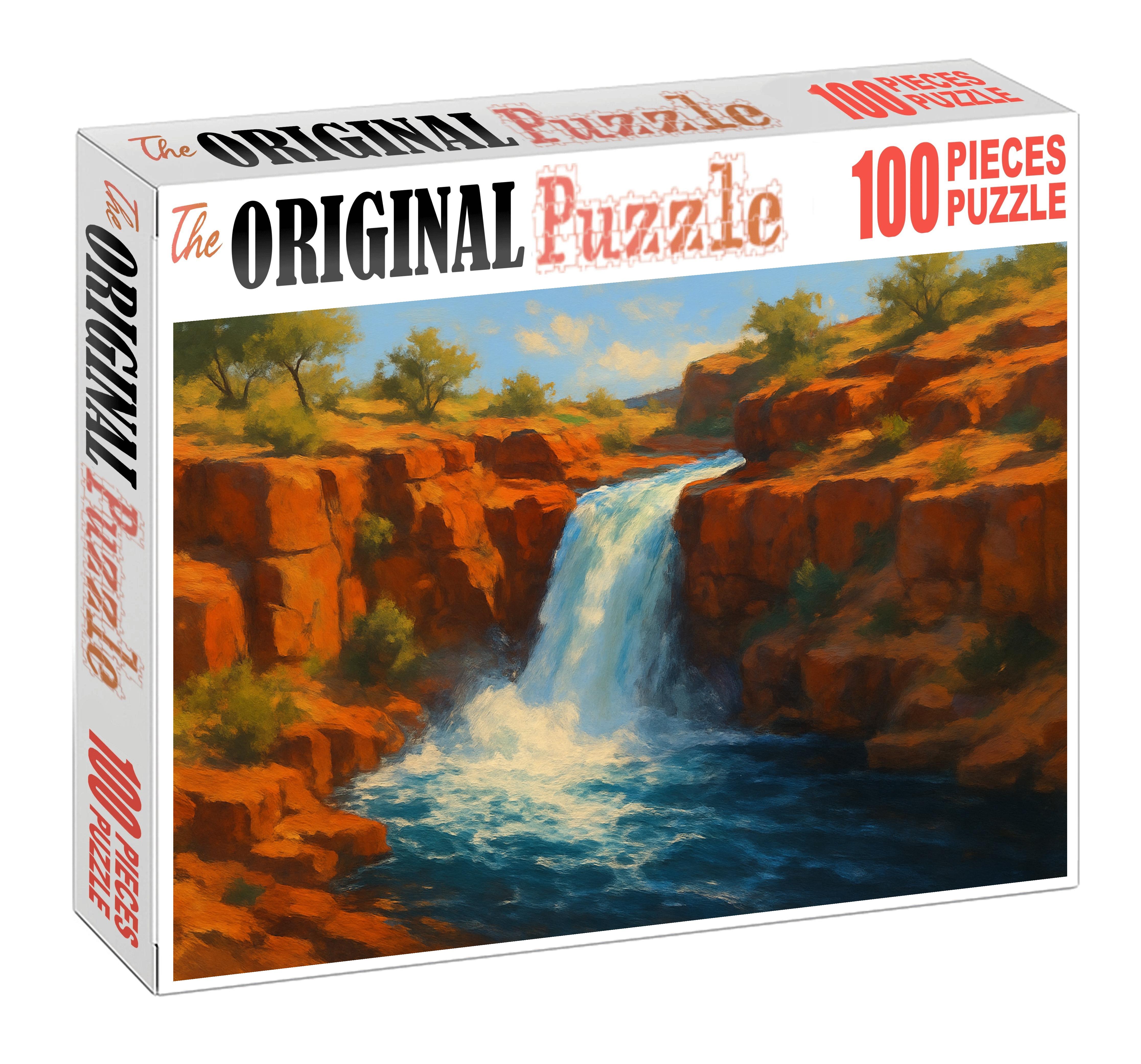 Crimson Ember Plunge 300 Piece Puzzle