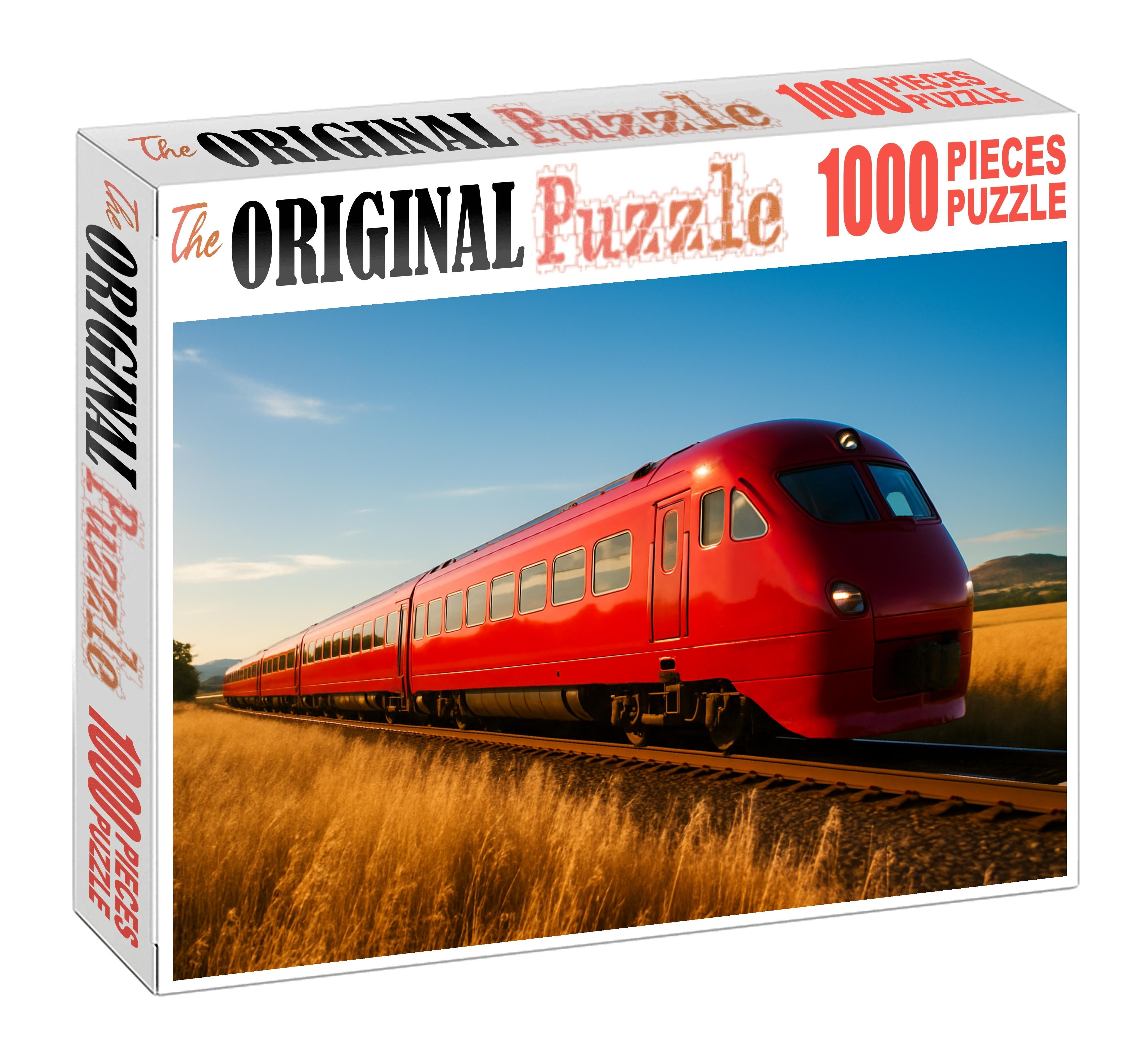 Crimson Horizon Intercity Large Format Puzzle