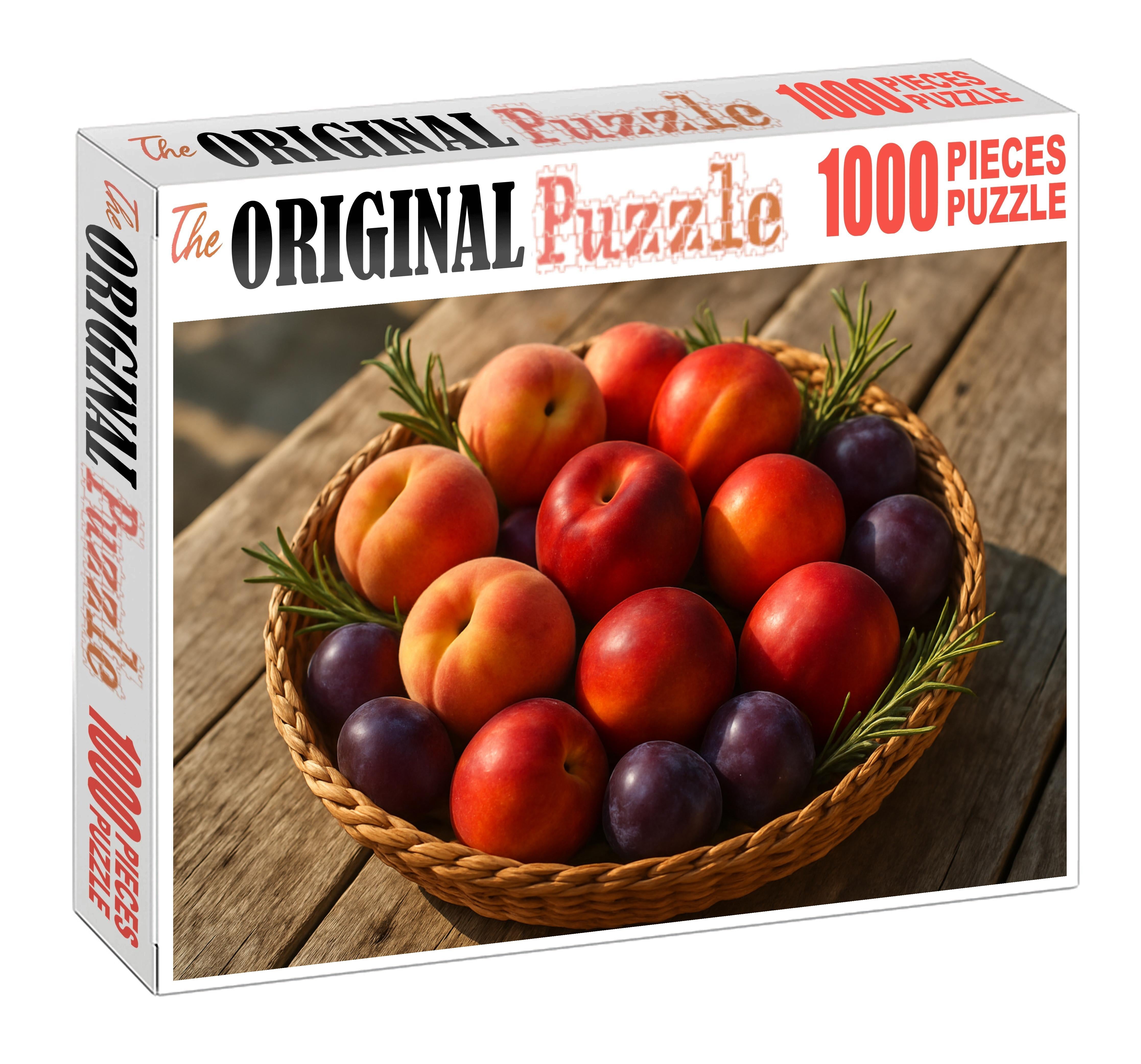 Sun-drenched Orchard Basket 20 Piece Puzzle