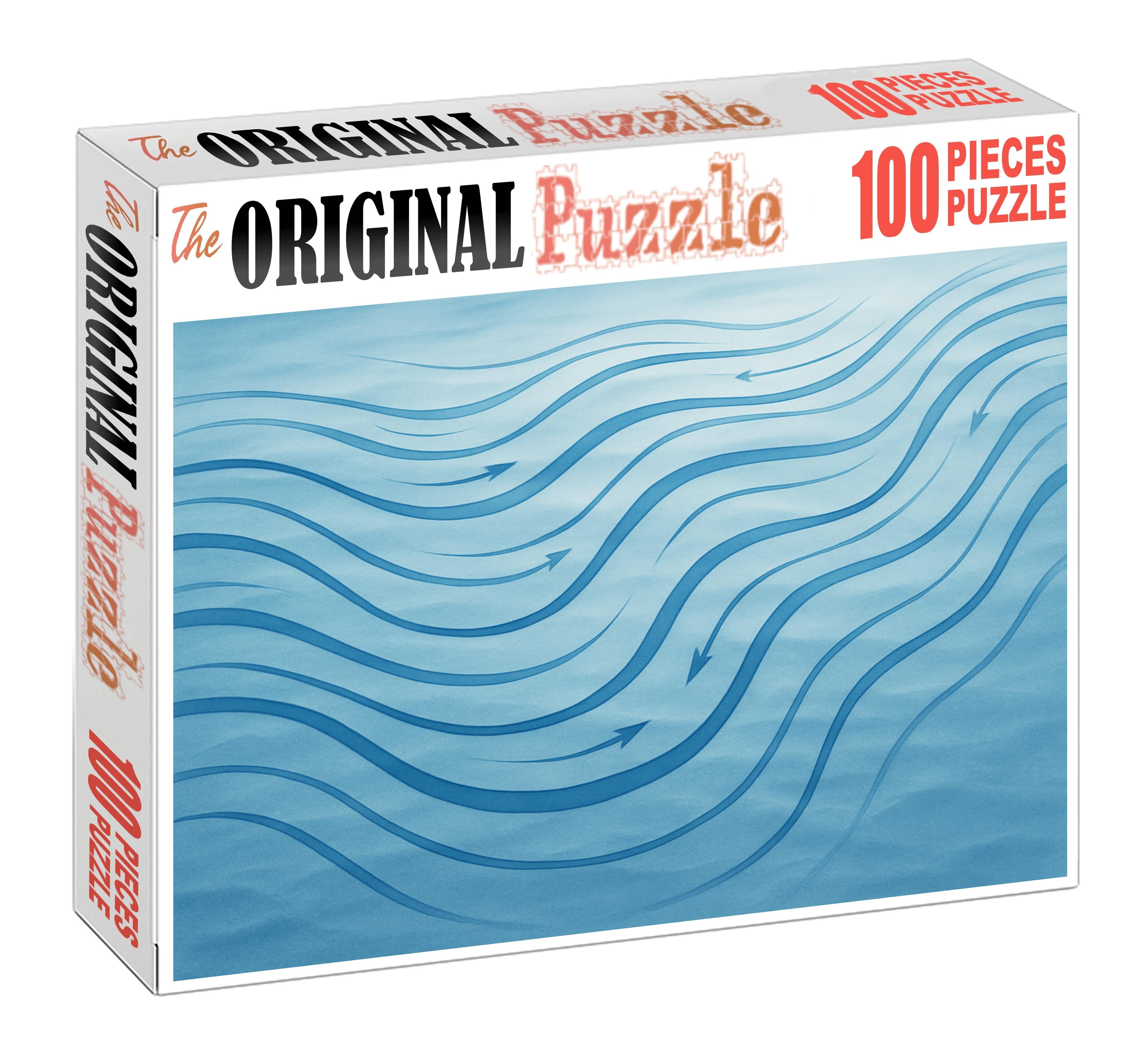 Ocean Current Streamline Visualization 300 Piece Puzzle