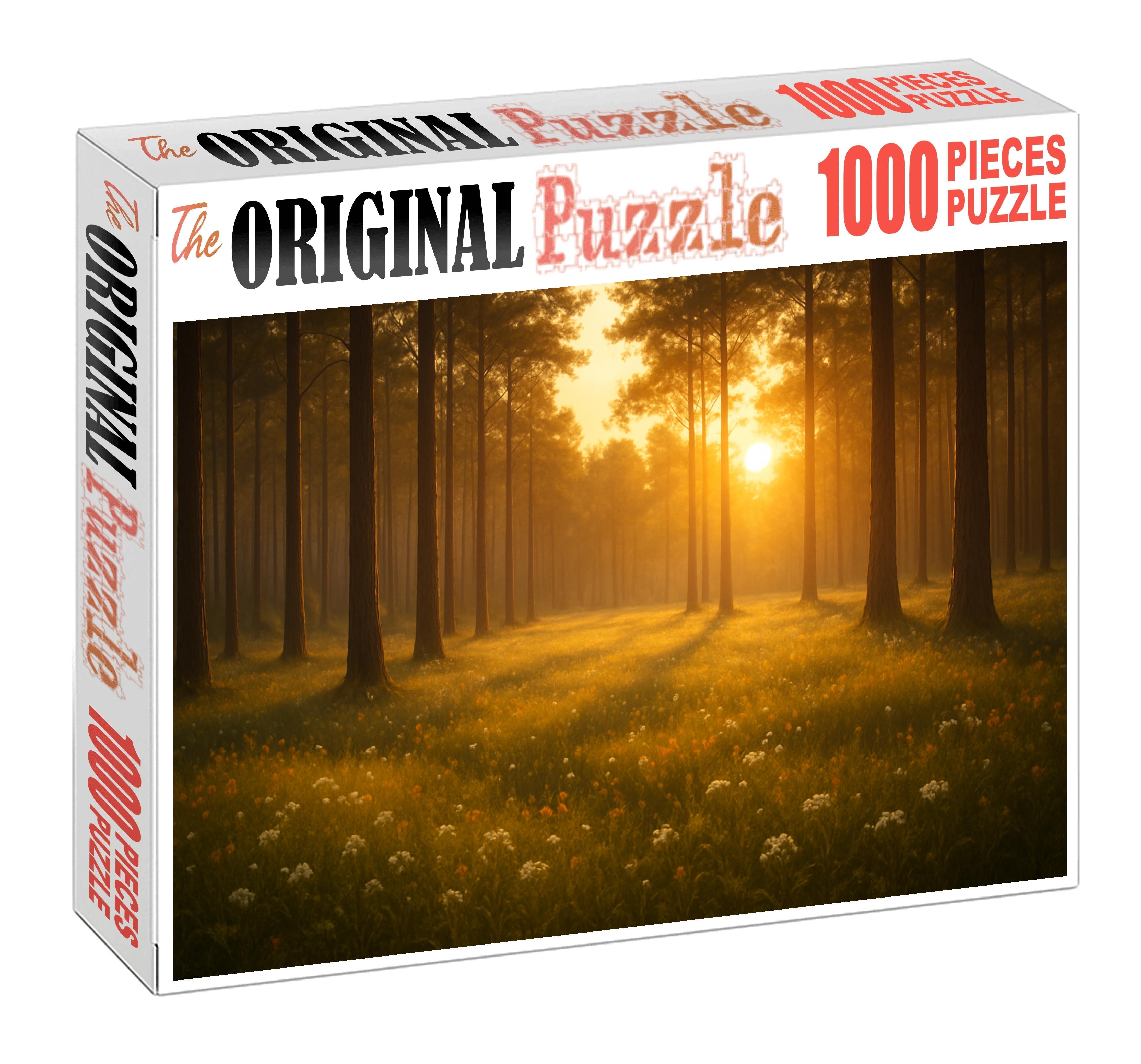 Golden Hour Arboreal Glade 1000 Piece Puzzle