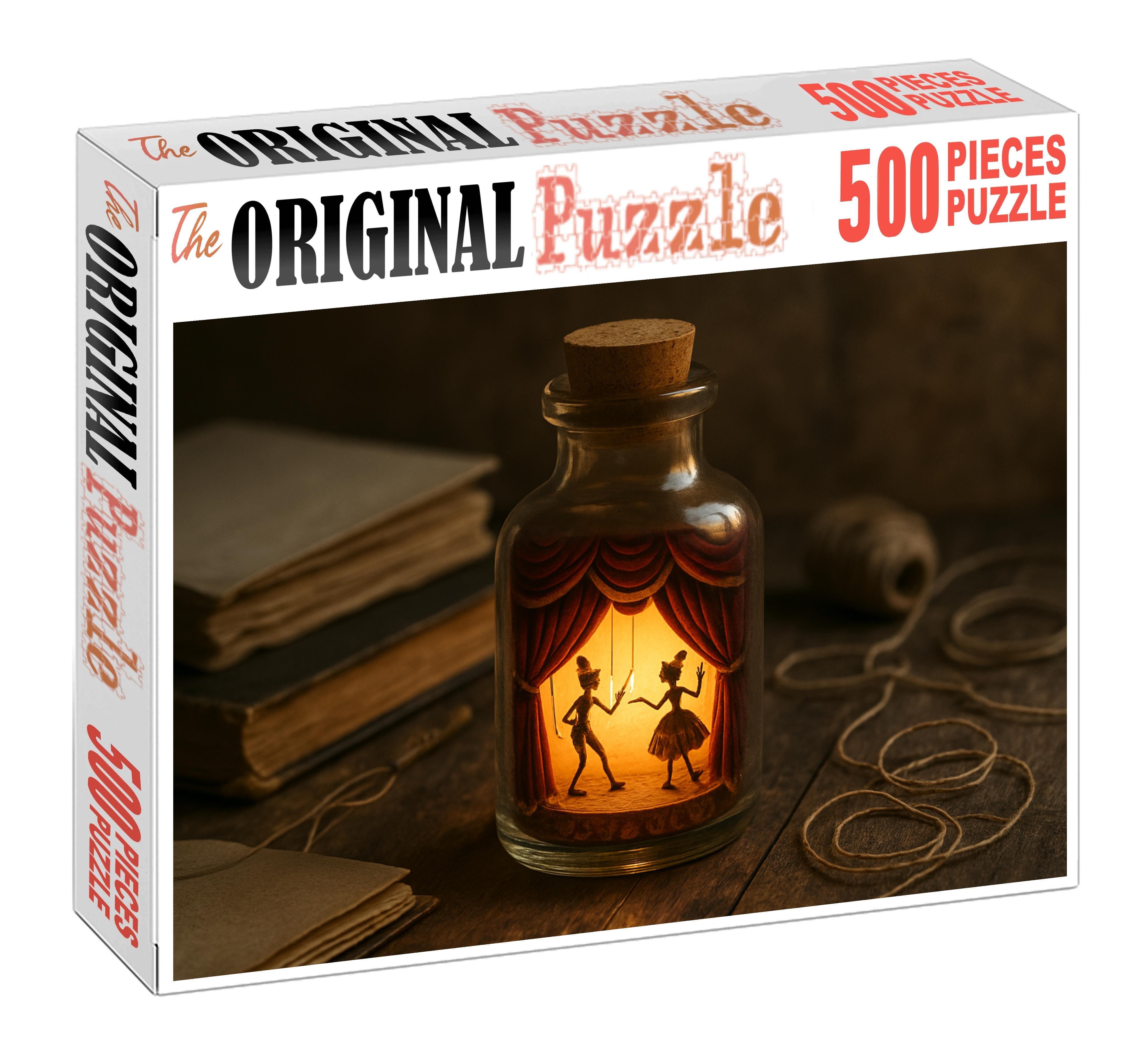Puppet Theater In A Bottle 50 Piece Puzzle