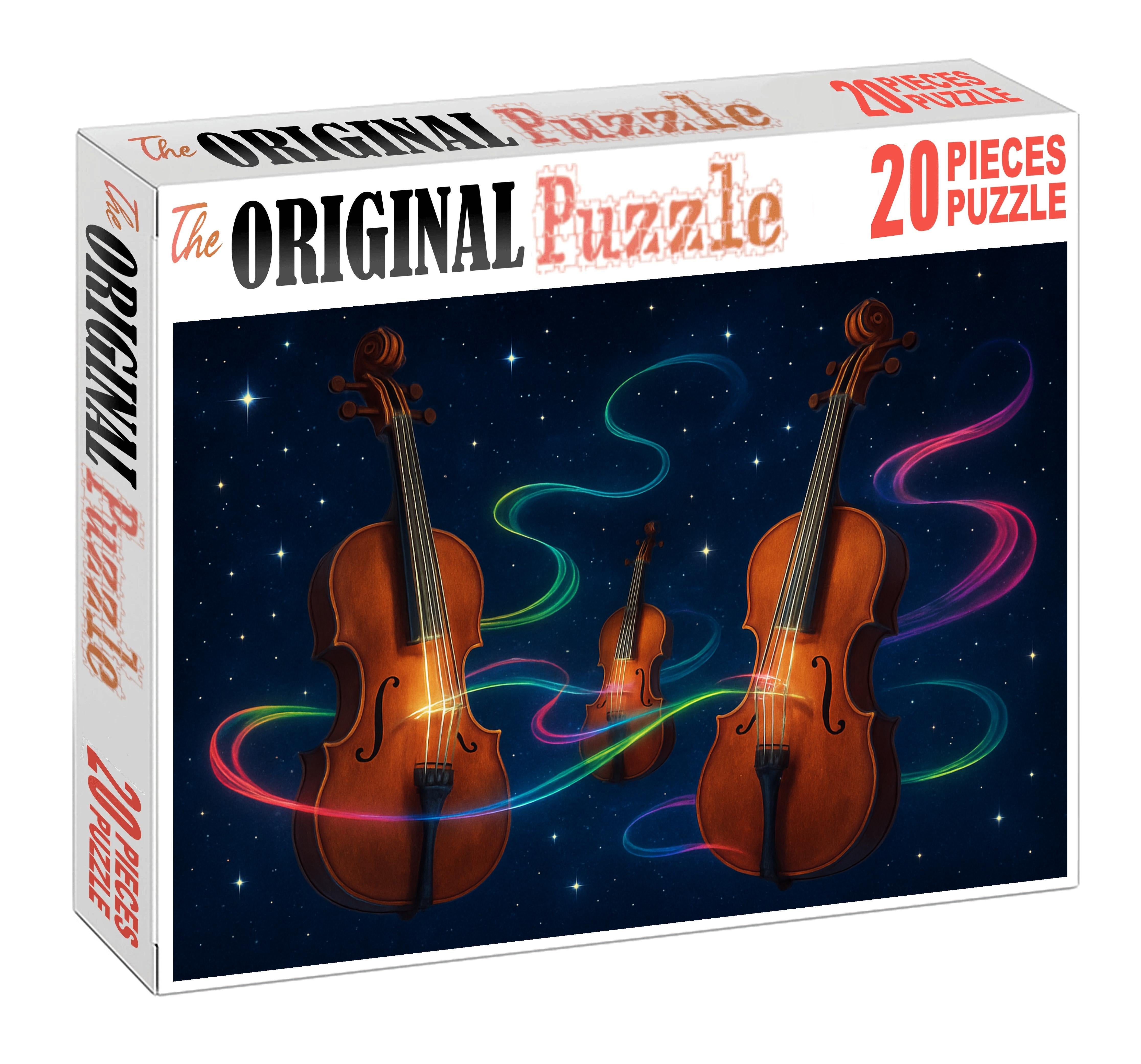 Celestial Violin Sonata Stars Played Upon Floating Strings Puzzle Fun