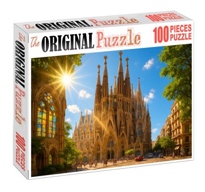 Sagrada Familia Barcelona Spain Acknowledged By 8190 Worldwide For Its Intricate Unfinished Grandeur Unique Puzzle Design