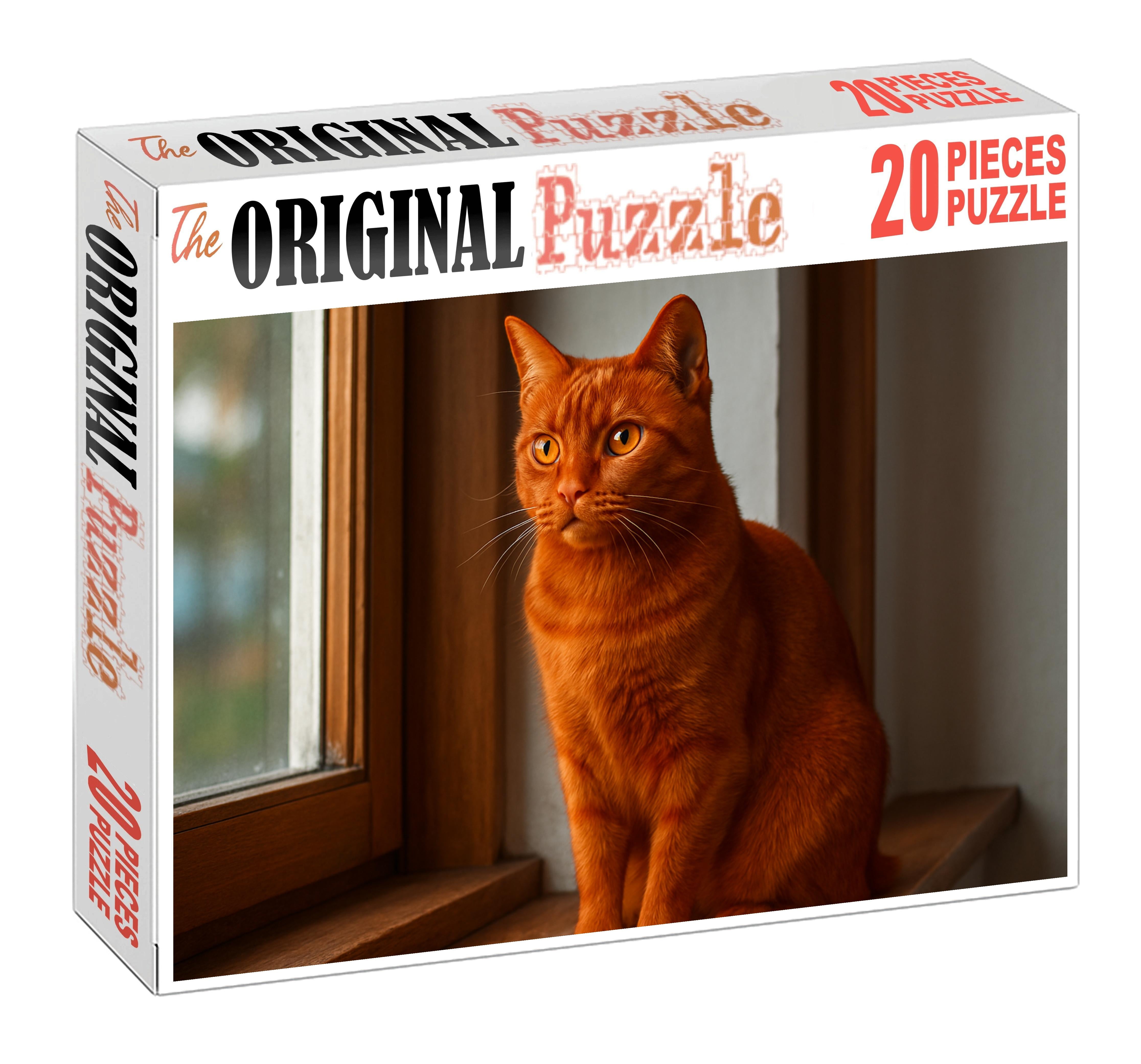 Copper Flick Radiant Rust-colored Shortcoat With Spirited Intelligence Mini Puzzle