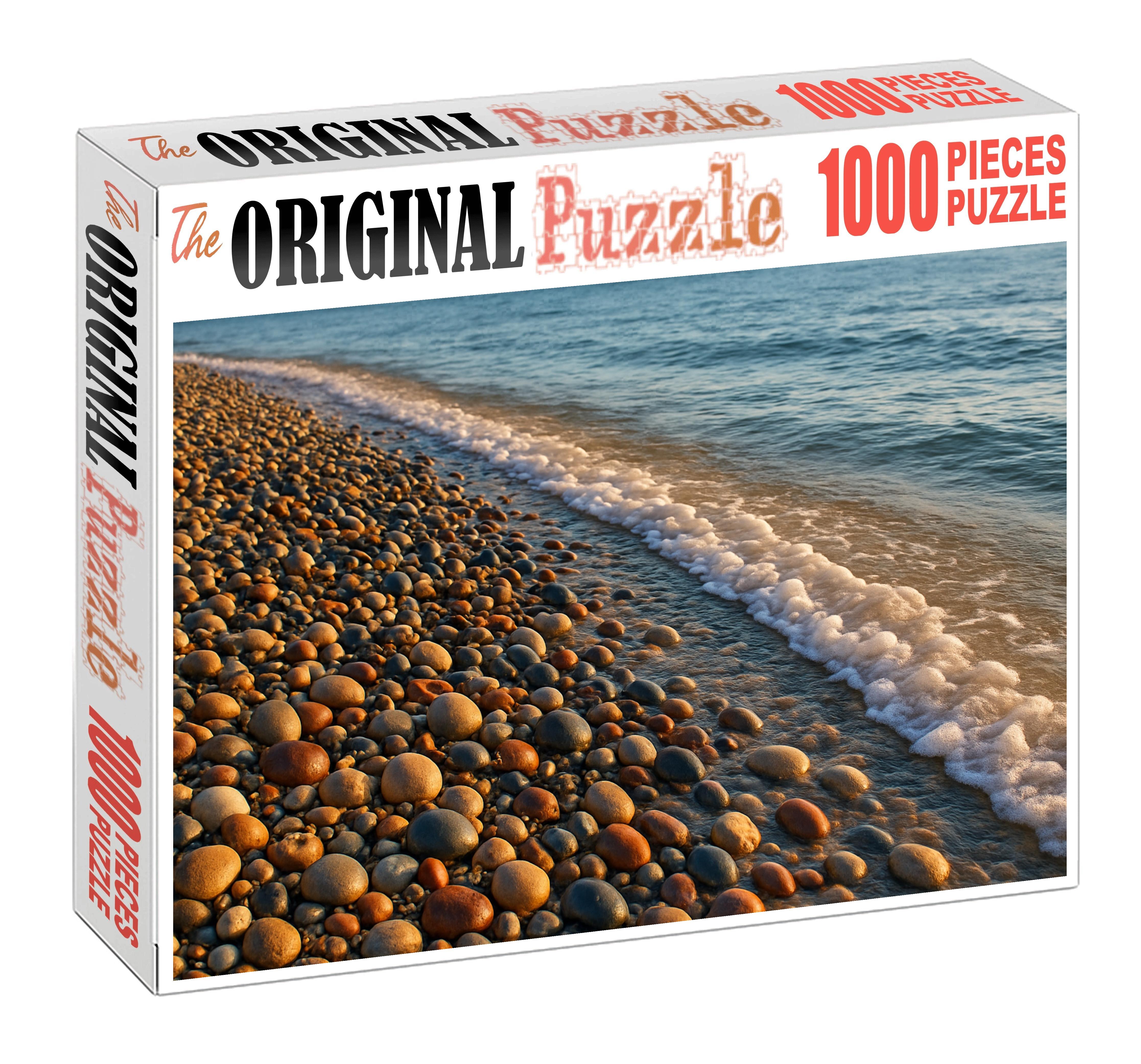 Sunlit Pebble Shore Puzzle Fun