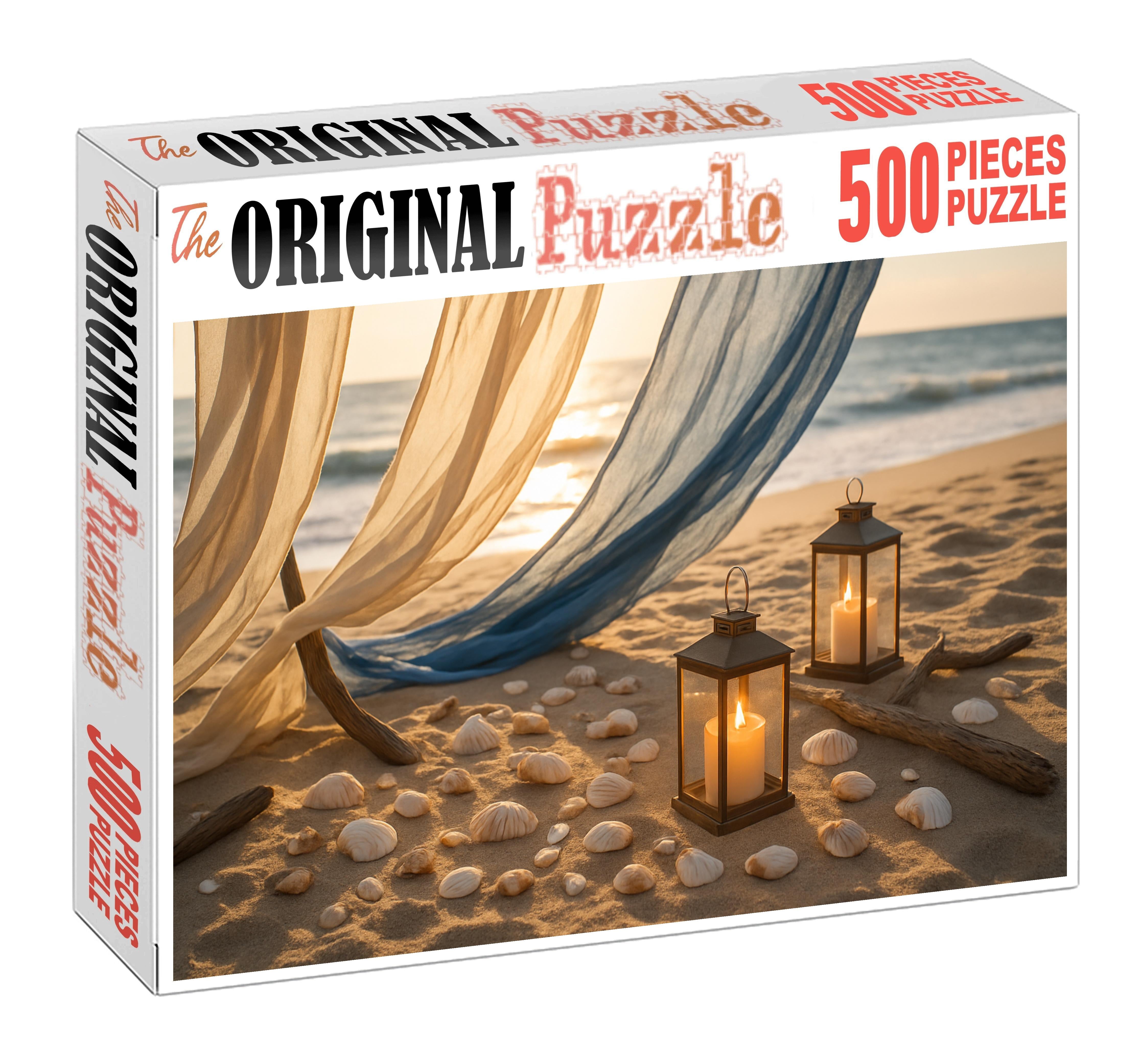 Sunlit Coastal Breeze Custom Jigsaw Puzzle