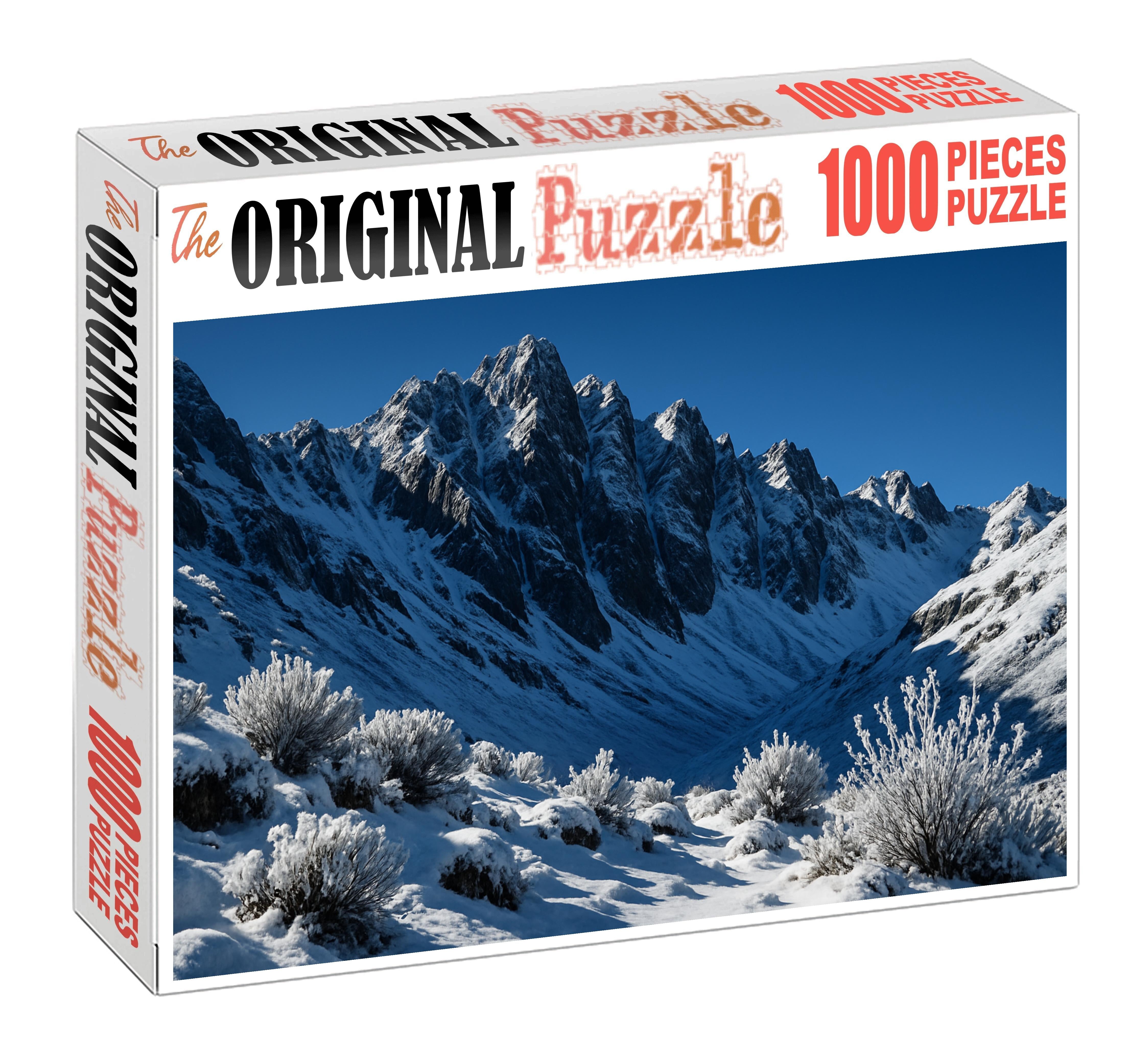 Craggy Snowy Ridge Premium Puzzle Pieces
