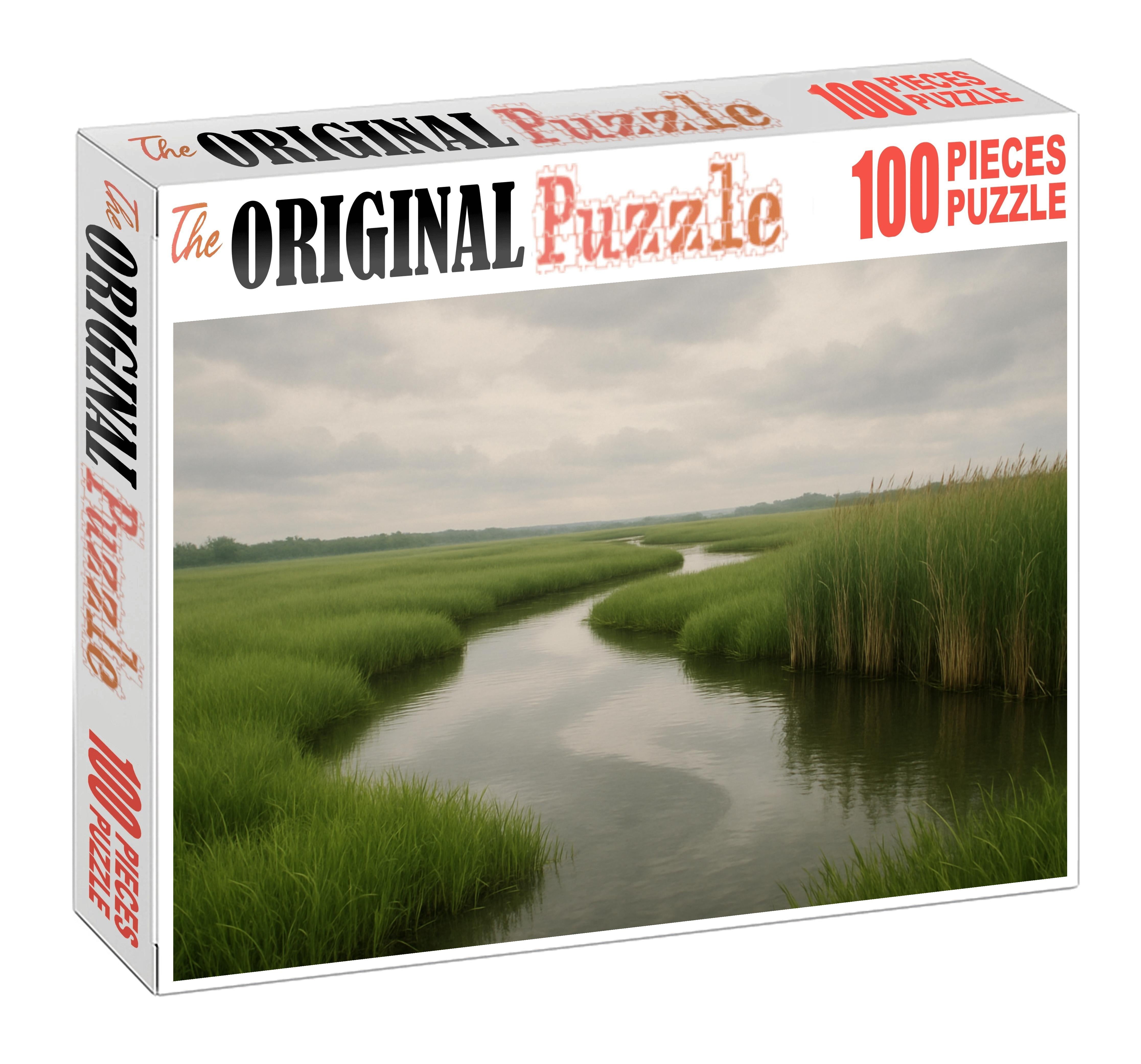 Serene River Delta Premium Puzzle Pieces