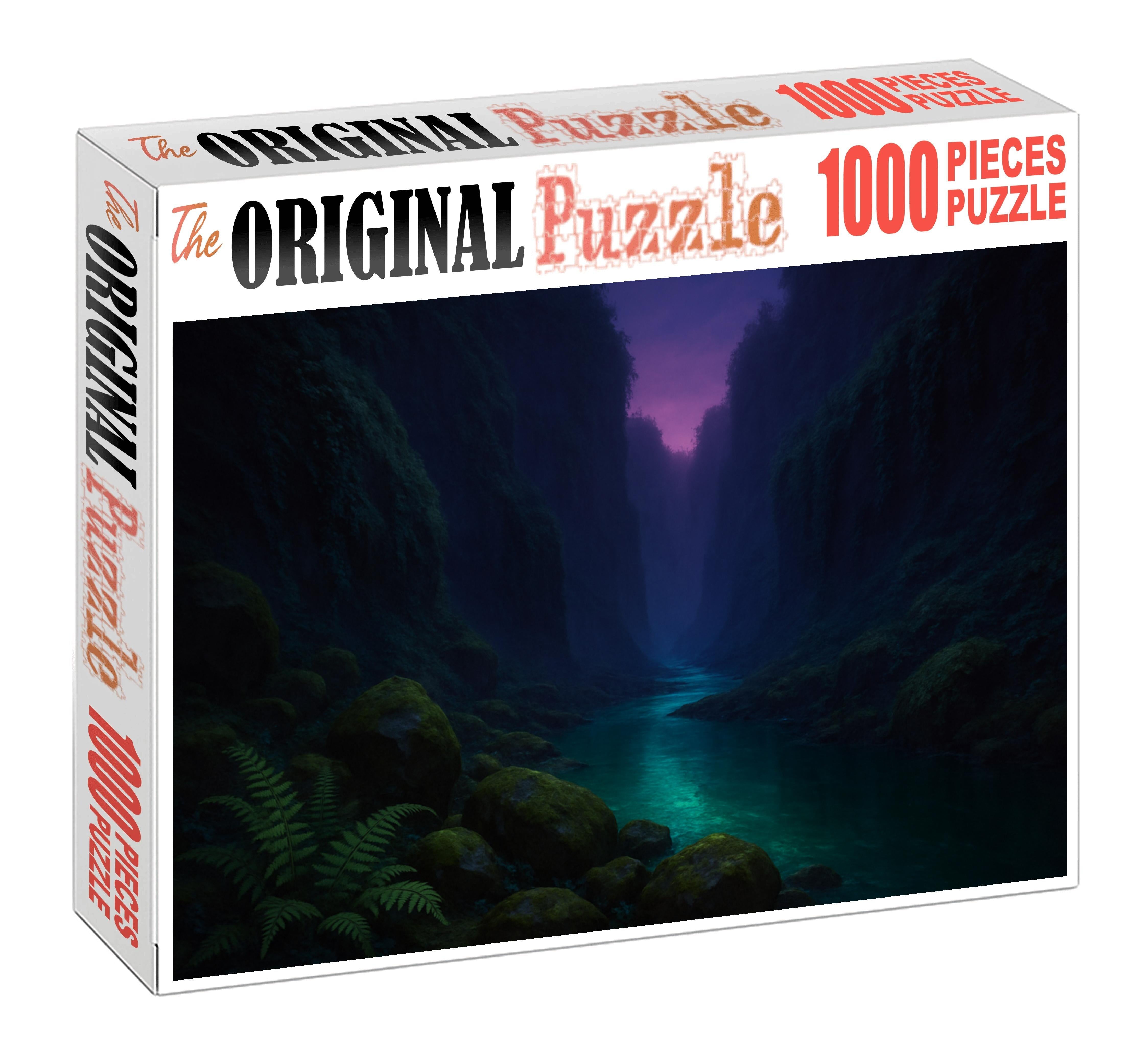 Emerald Twilight Ravine Puzzle For Adults