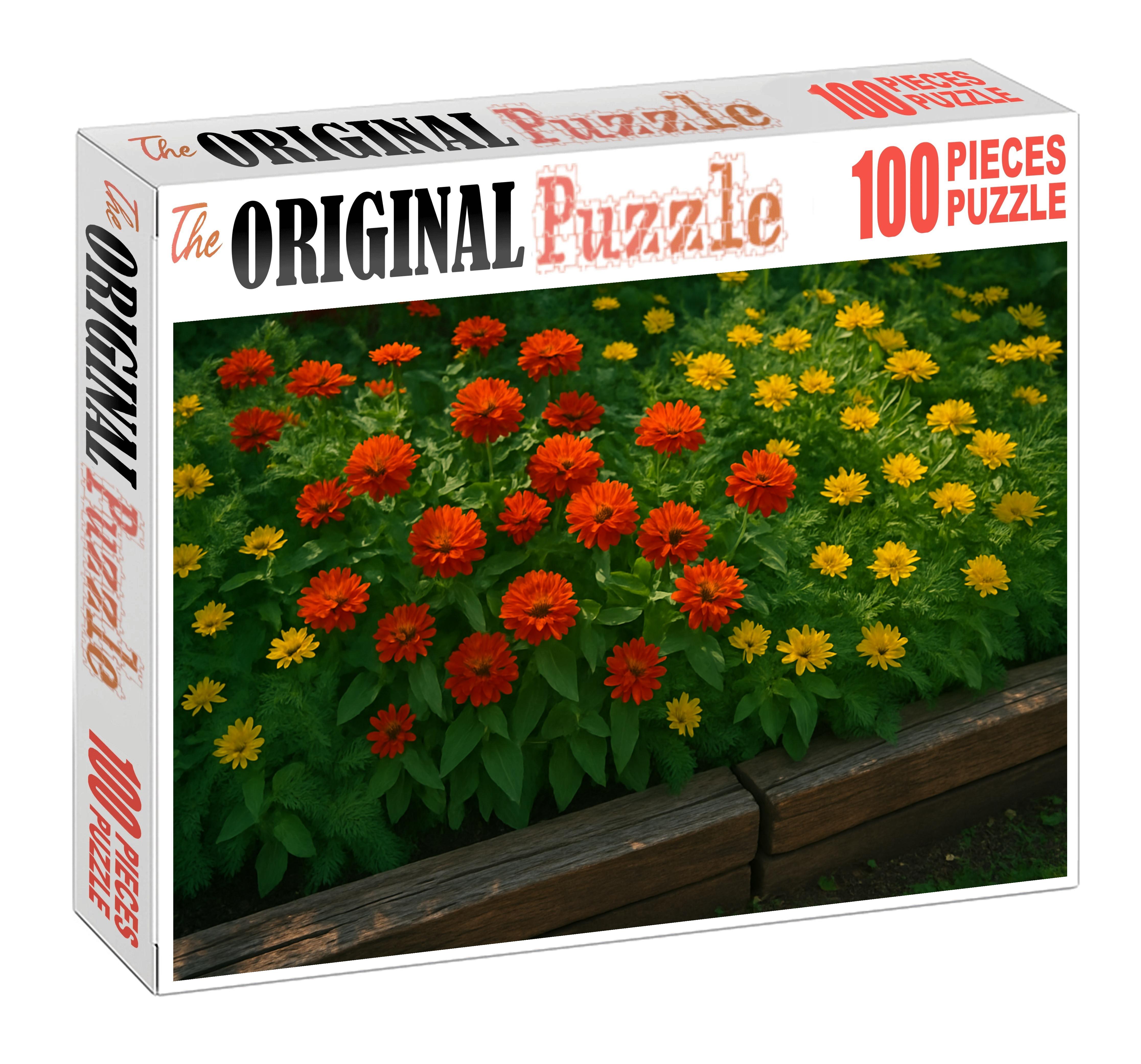 Sunset Serenade Garden Bed Puzzle For Adults