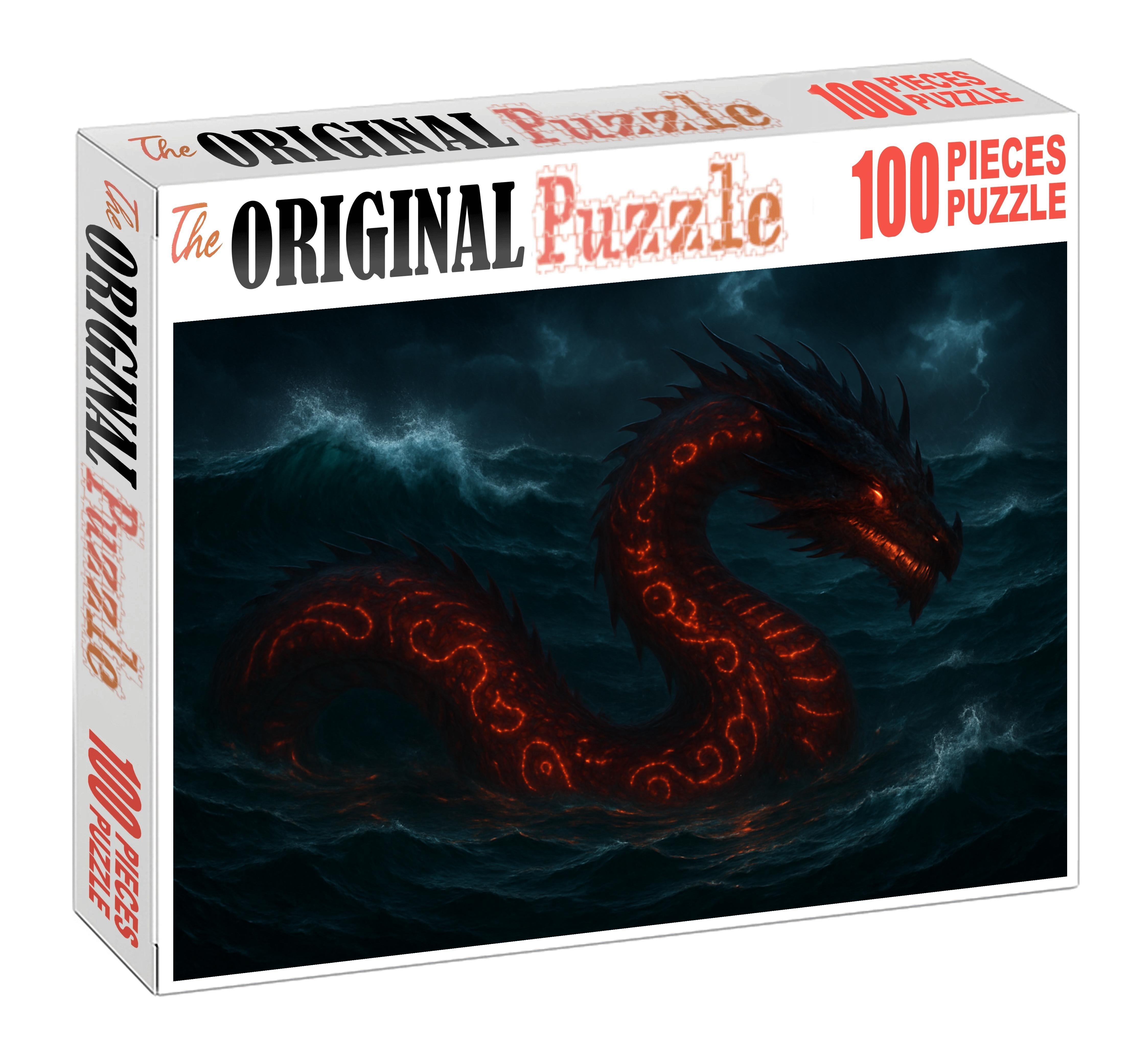 Crimson Tide Wyrm Unique Puzzle Design