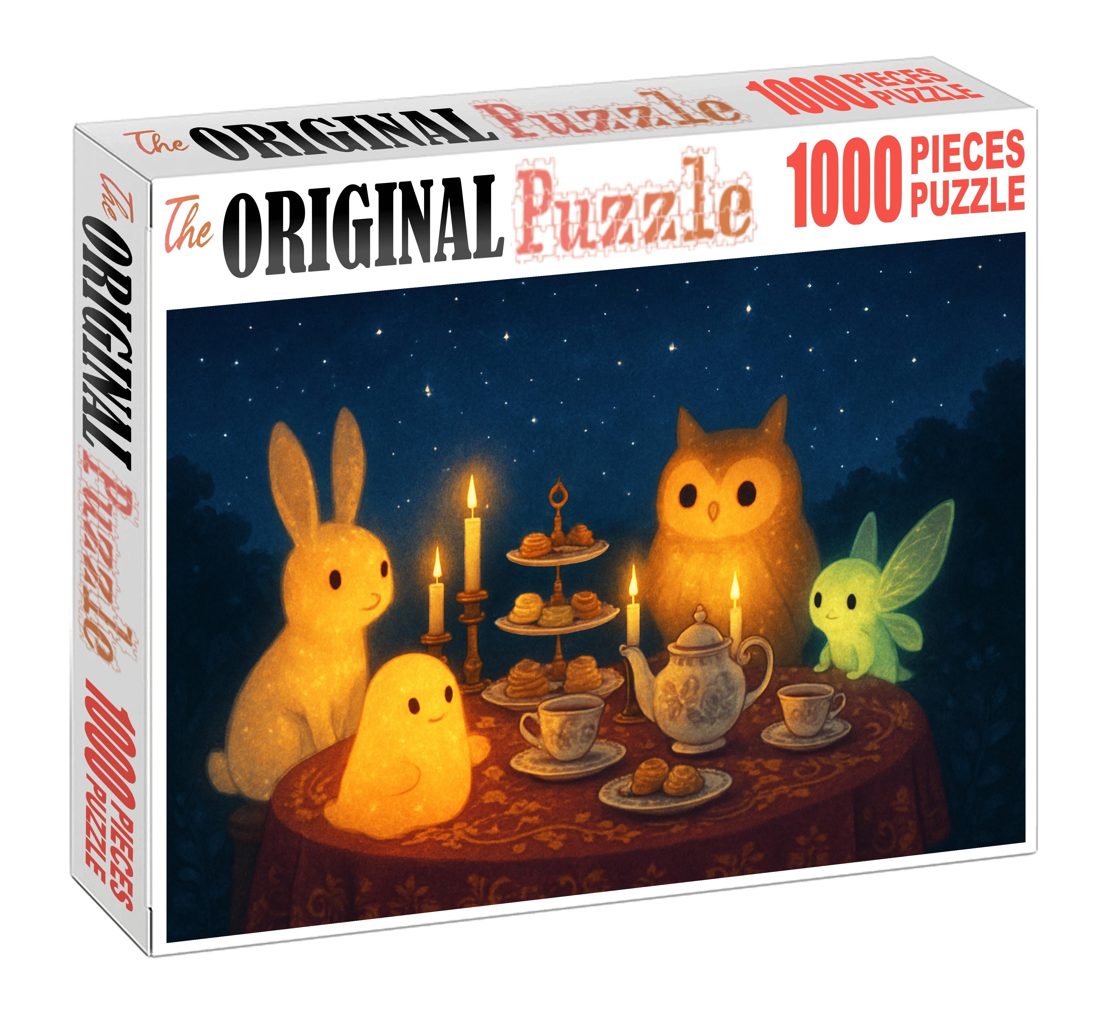 The Midnight Tea Party Menagerie Premium Puzzle Pieces