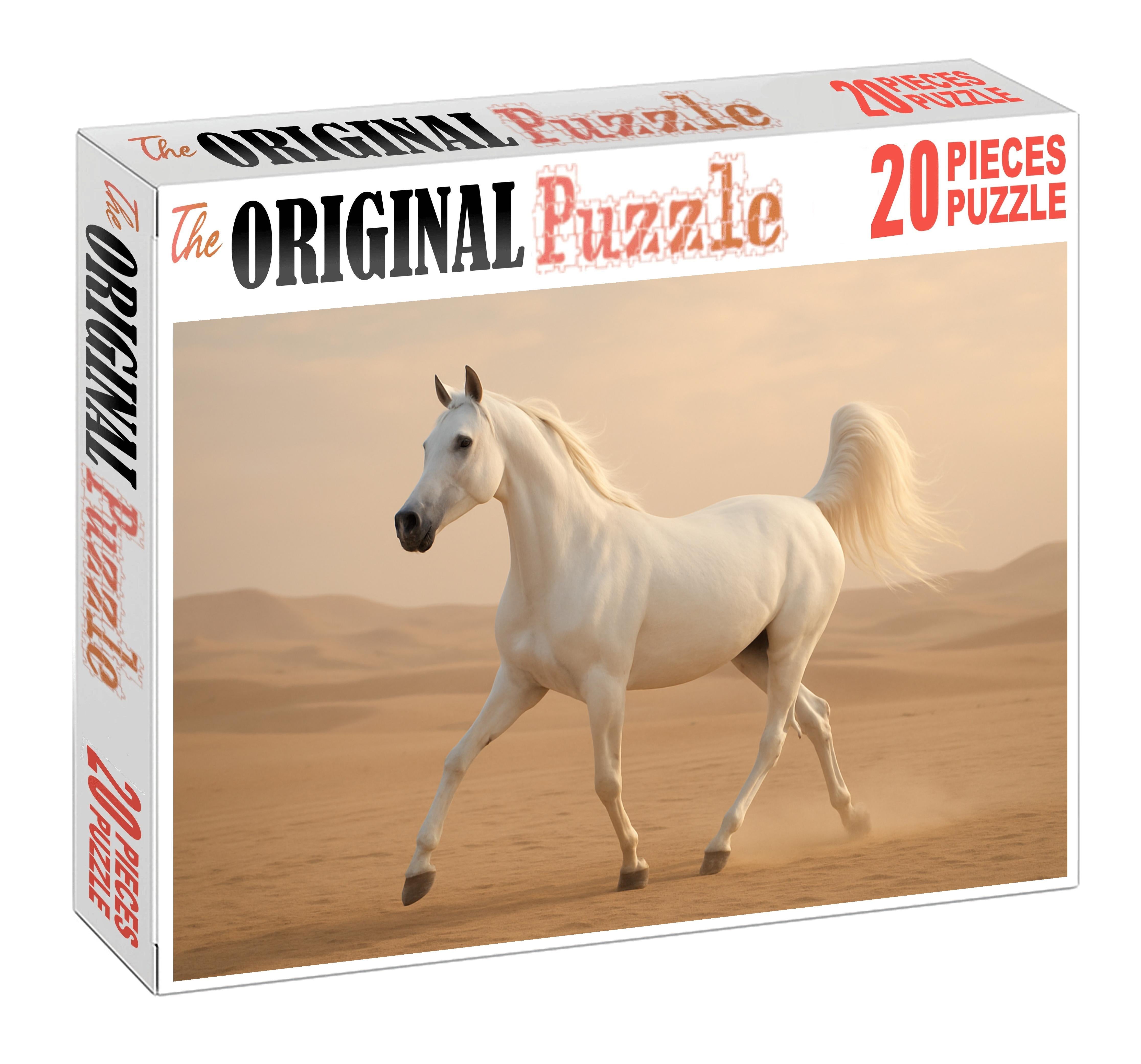 Pearl Star Gazelle Delicate White Arabian Mare Challenging Puzzles