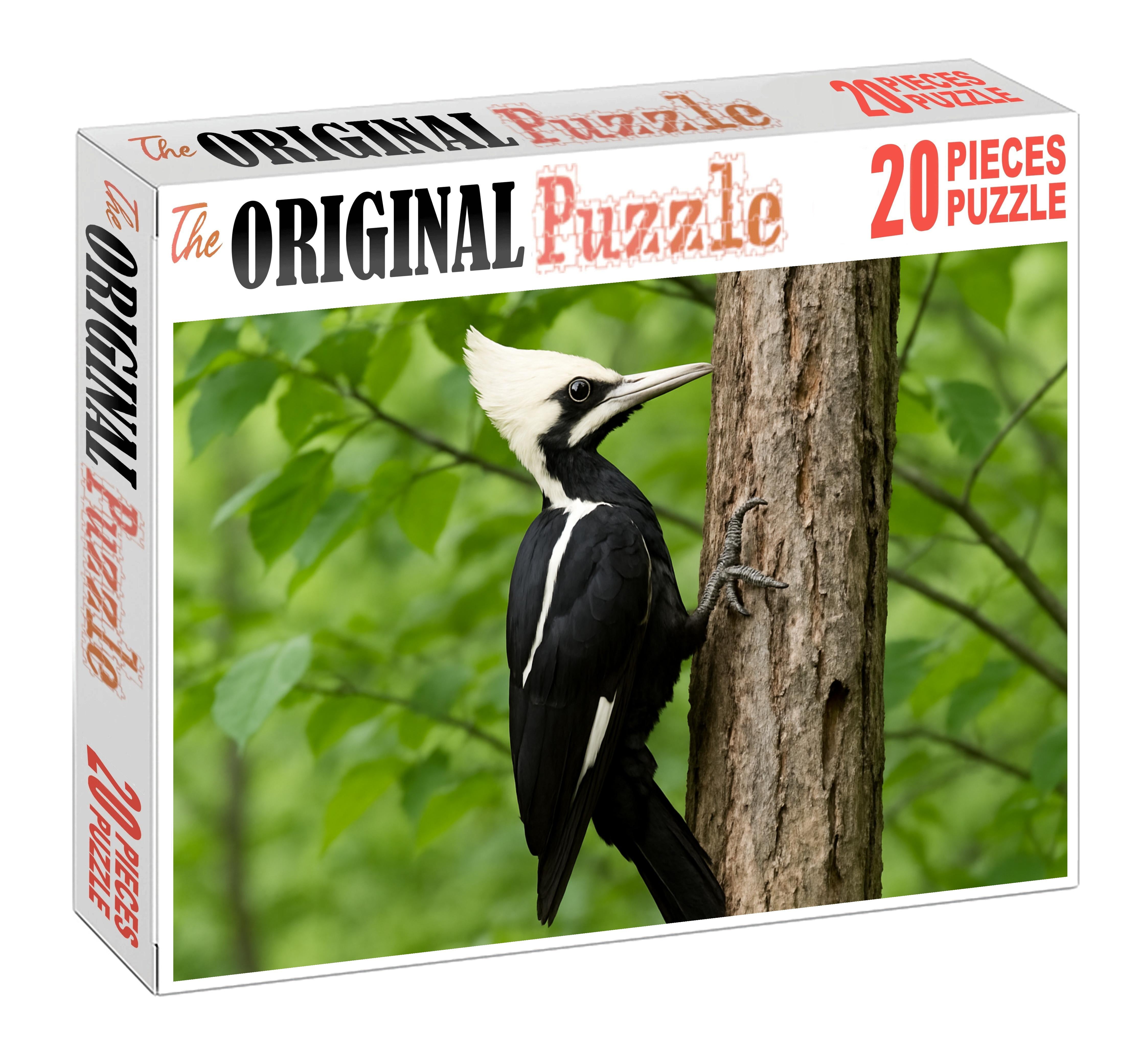 Ivory-billed Woodpecker The Rare Canopy Drummer Unique Puzzle Design