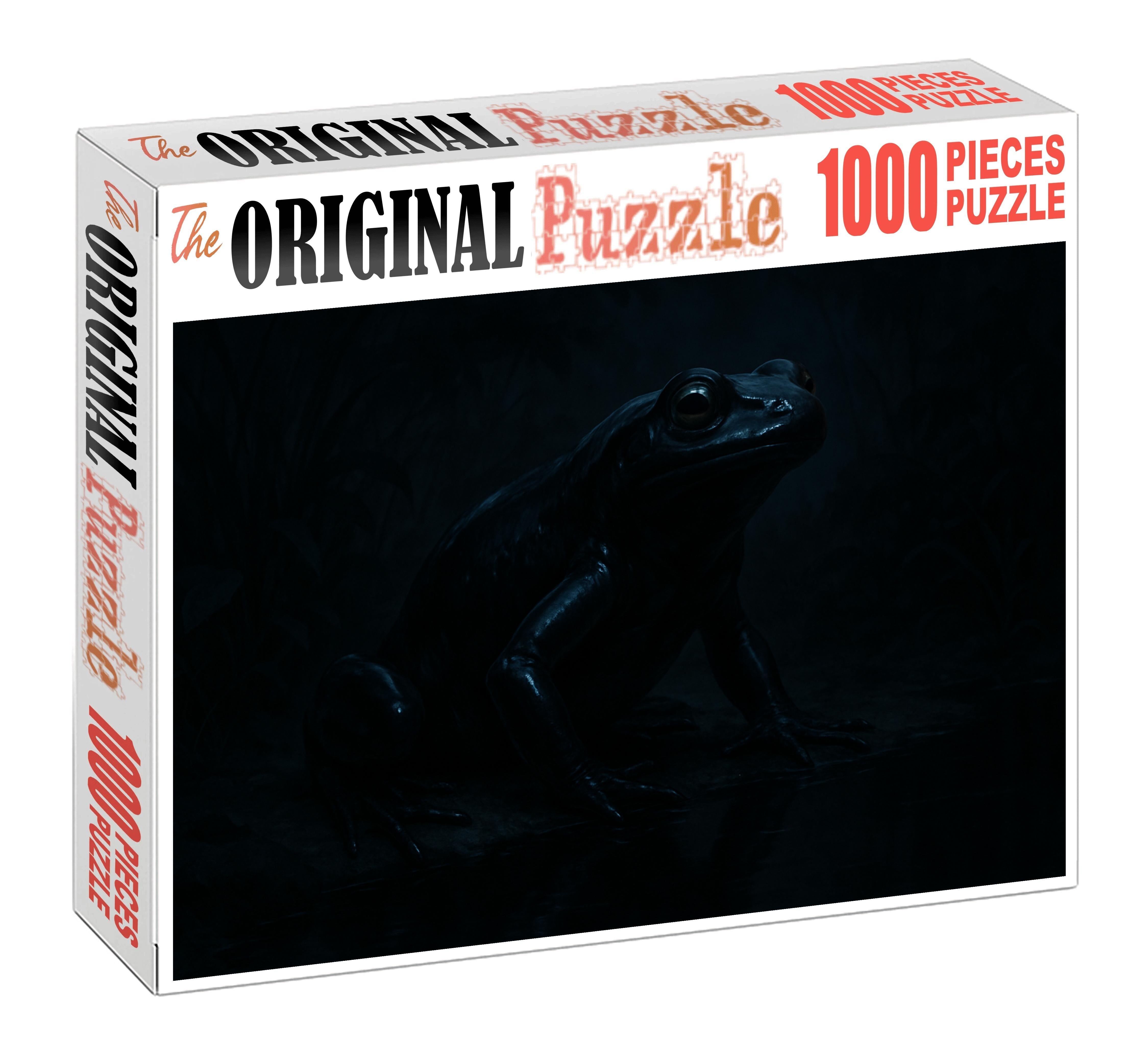 Obsidian Mirage Elusive Amphibious Predator With Camouflaging Skin 200 Piece Puzzle