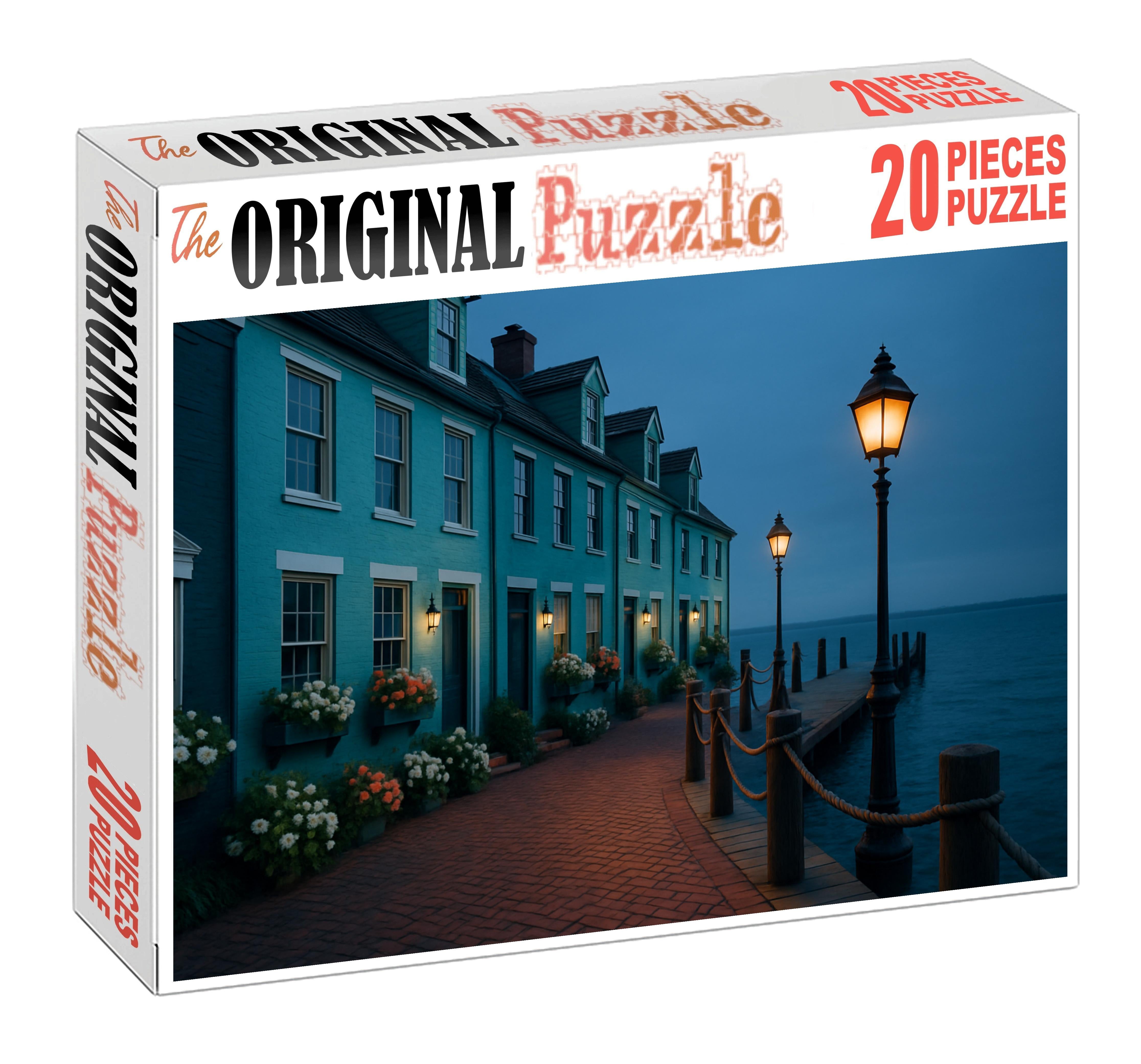 Turquoise Dockside Row Puzzle Fun