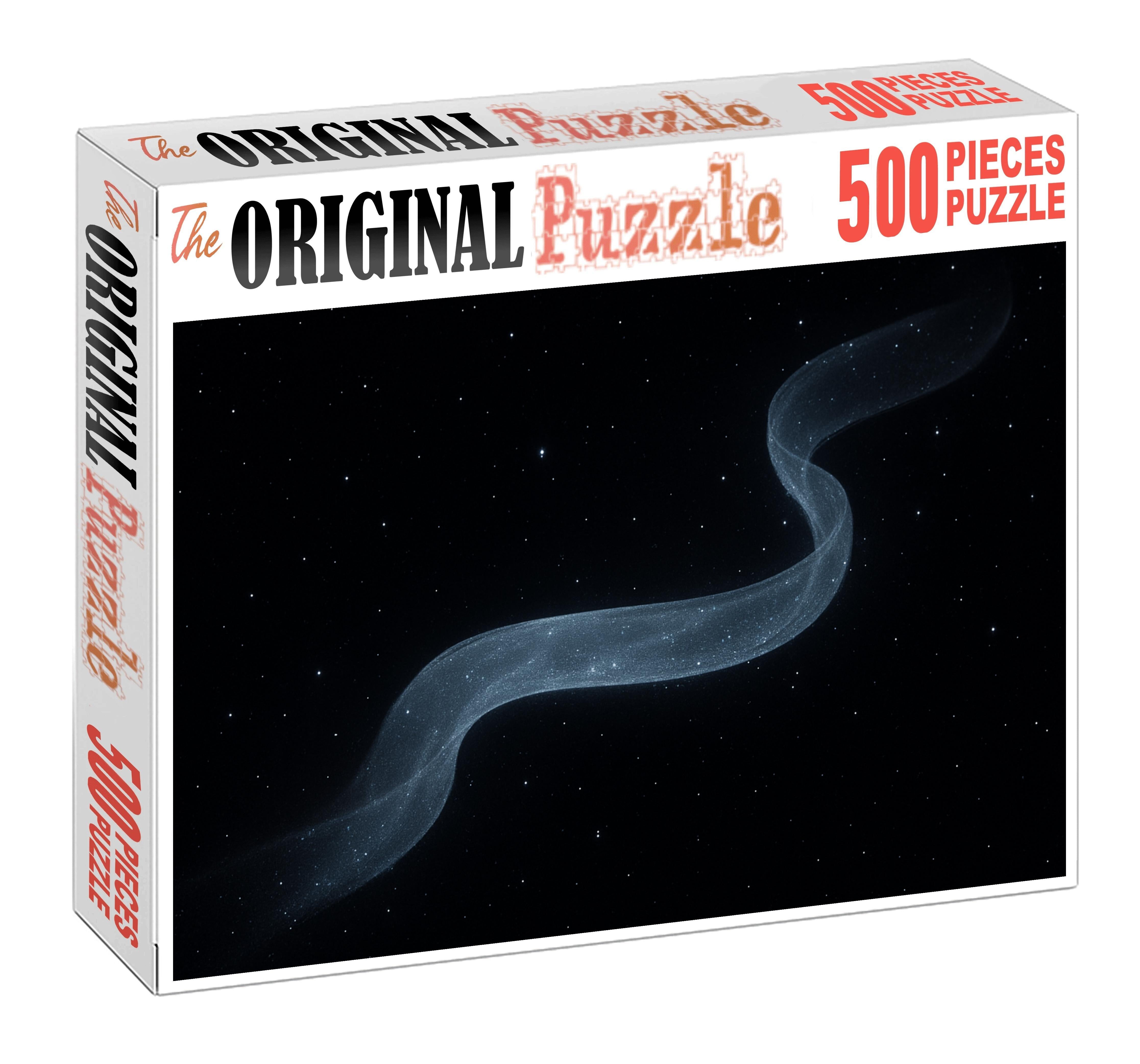 Crystalline Interstellar Ice Stream Unique Puzzle Design