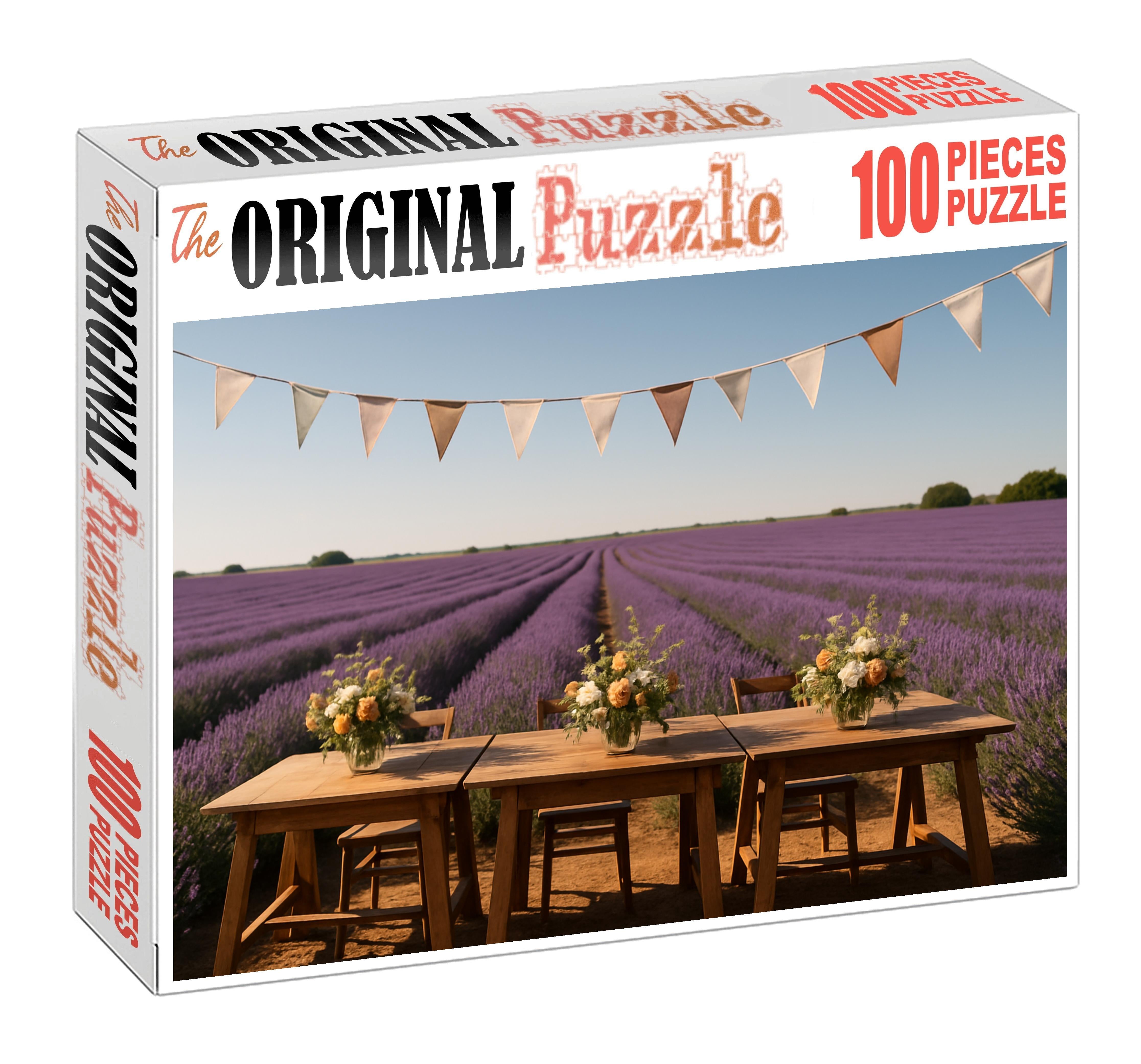 Lavender Field Celebration 1000 Piece Puzzle