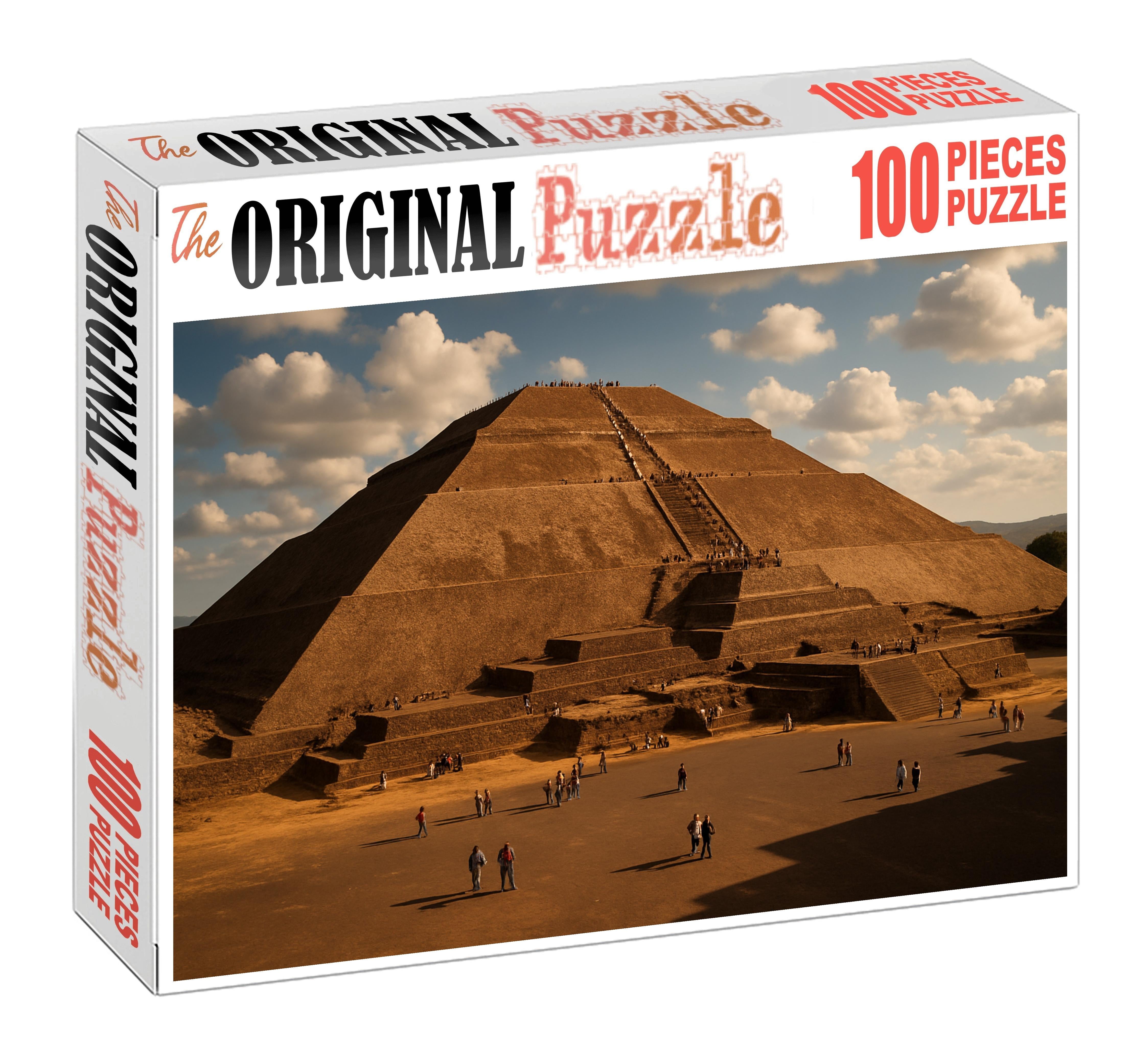 Teotihuacan Pyramid Of The Sun Located Near Mexico City Mexico Recognized By 7620 As A Colossal Ancient Mesoamerican Structure 20 Piece Puzzle