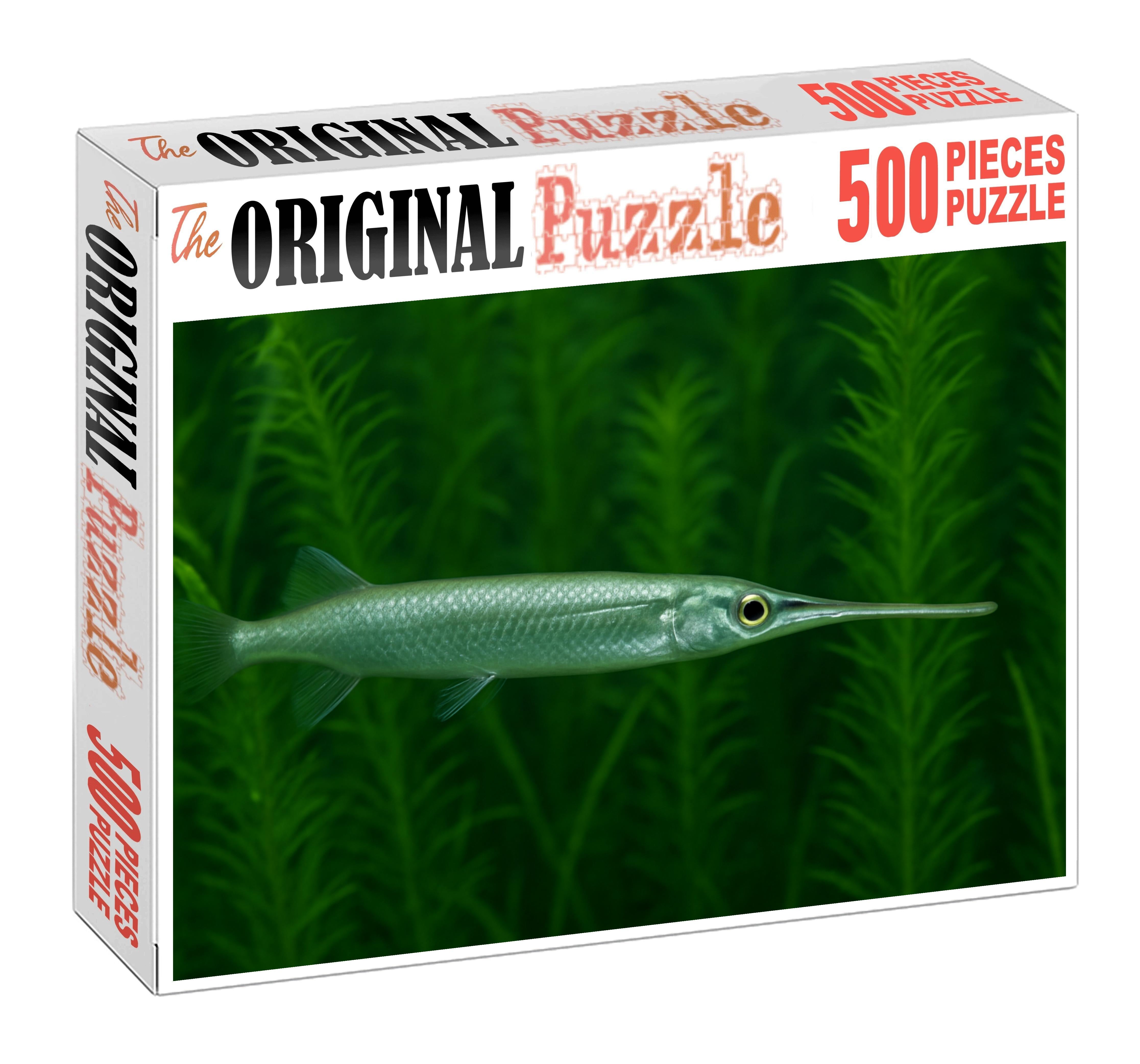 Silver Streamer Pipefish 20 Piece Puzzle