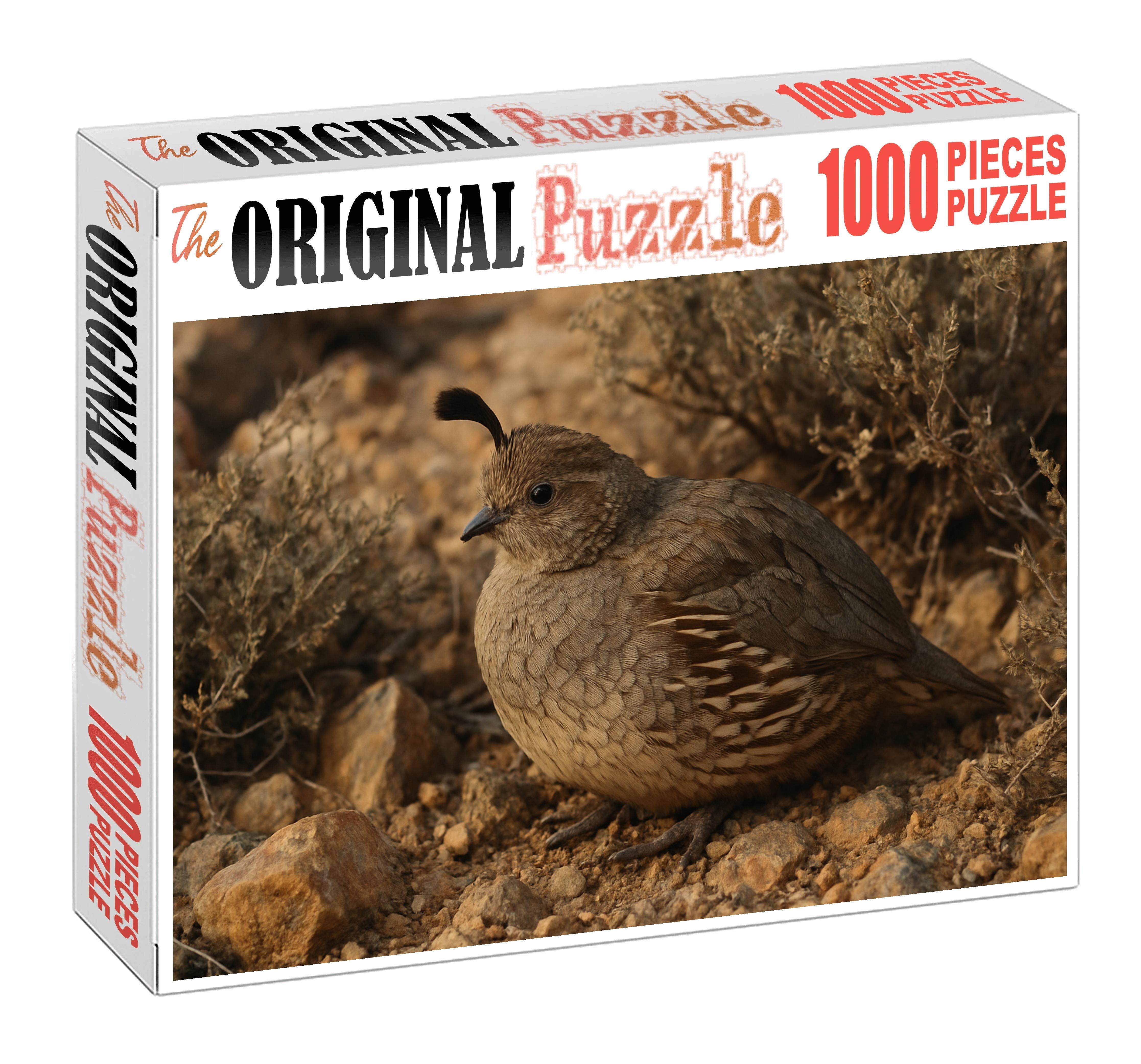 Mountain Quail Secretive Highland Wanderer Challenging Puzzles