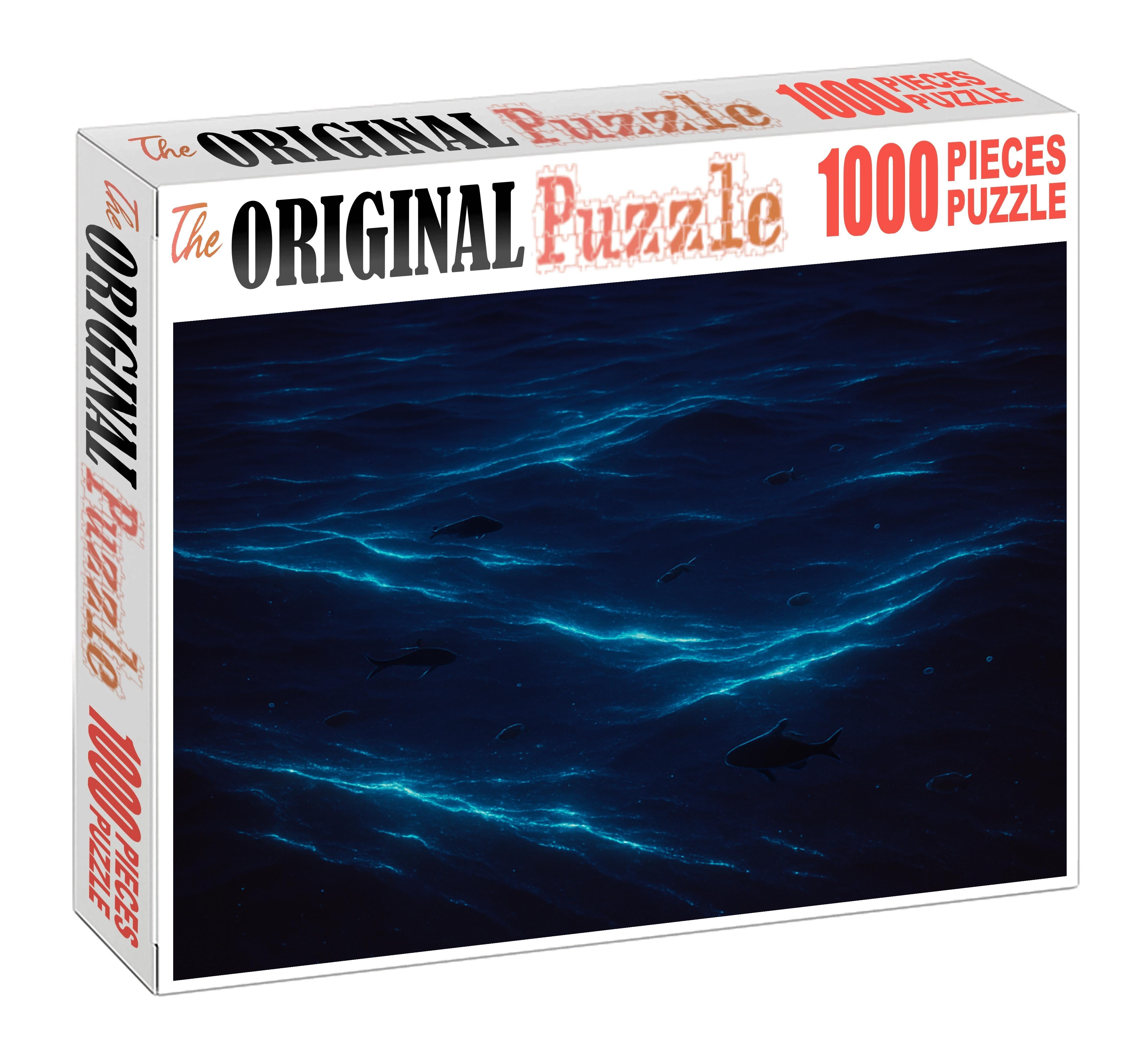 Bioluminescent Night Drift 1000 Piece Puzzle
