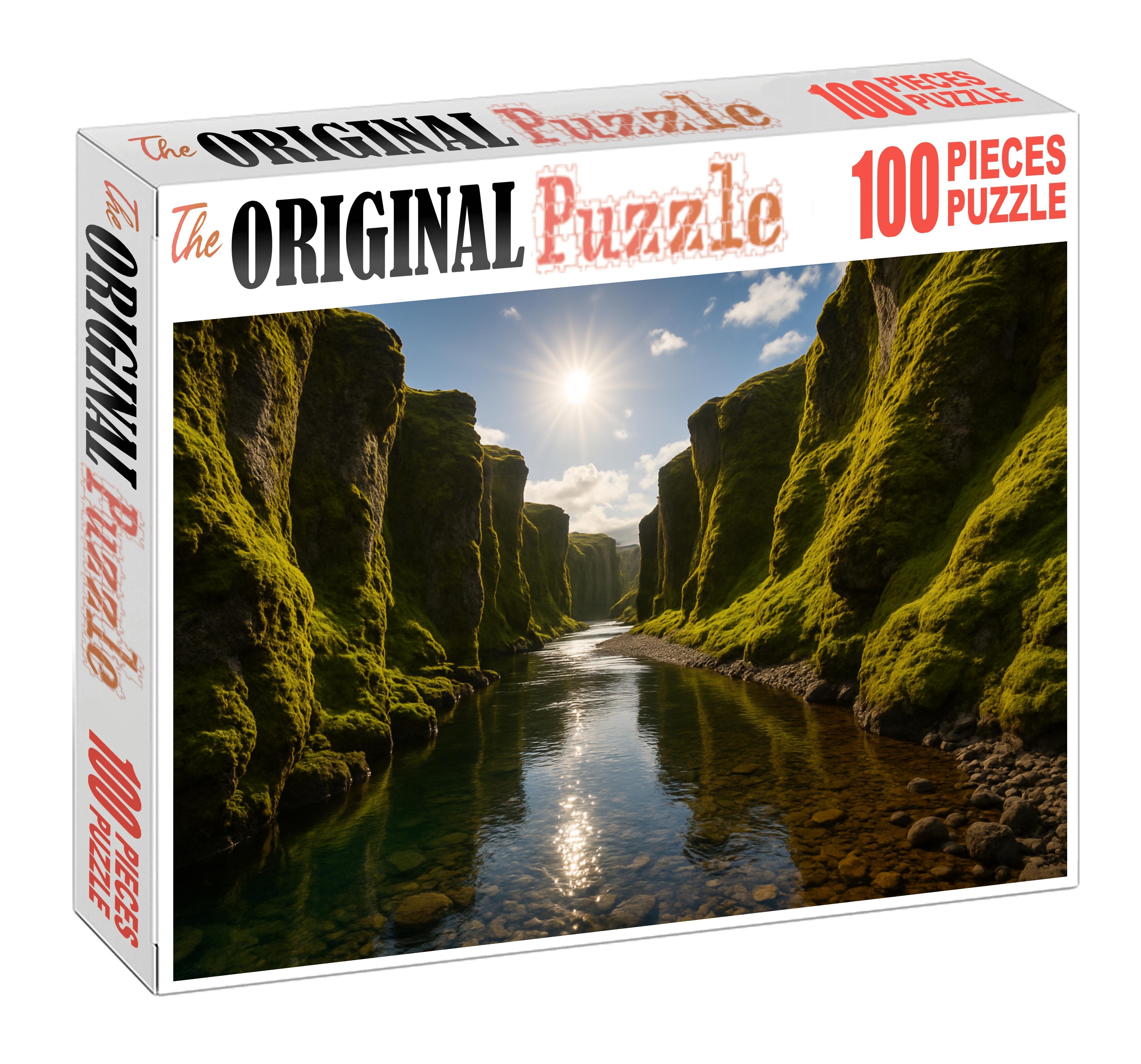 Emerald River Gorge 500 Piece Puzzle