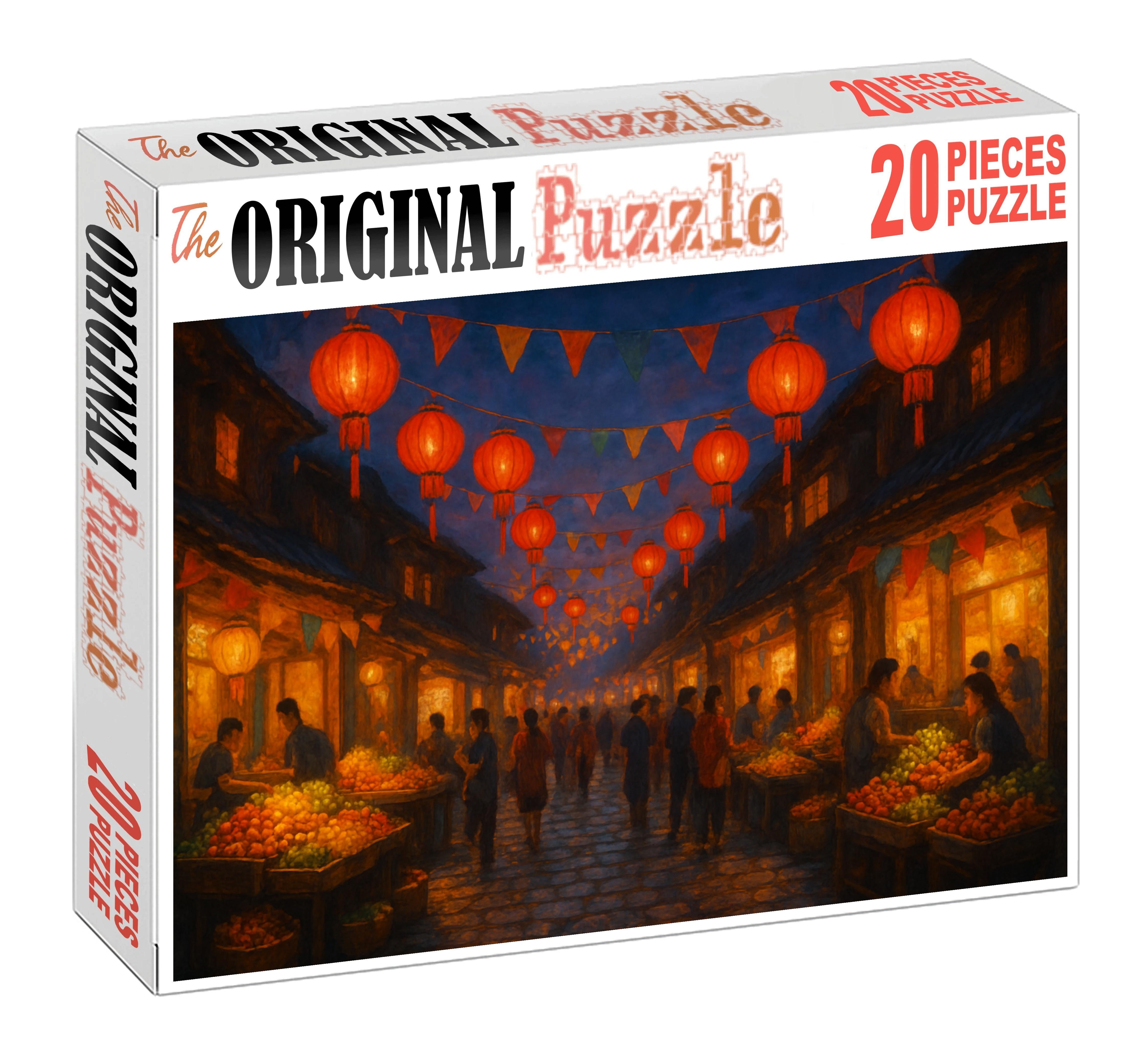 Crimson Lantern Festival Family Puzzles