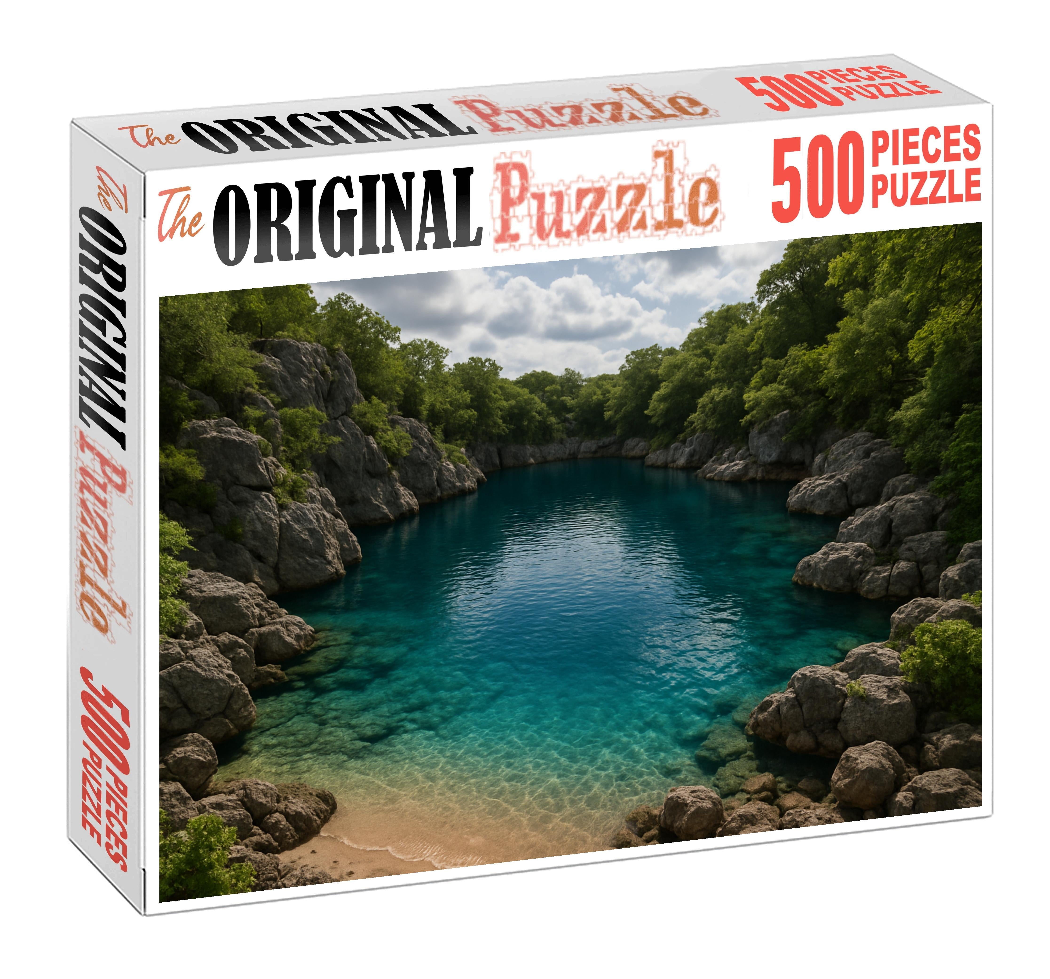 Sapphire Lagoon Escape 100 Piece Puzzle