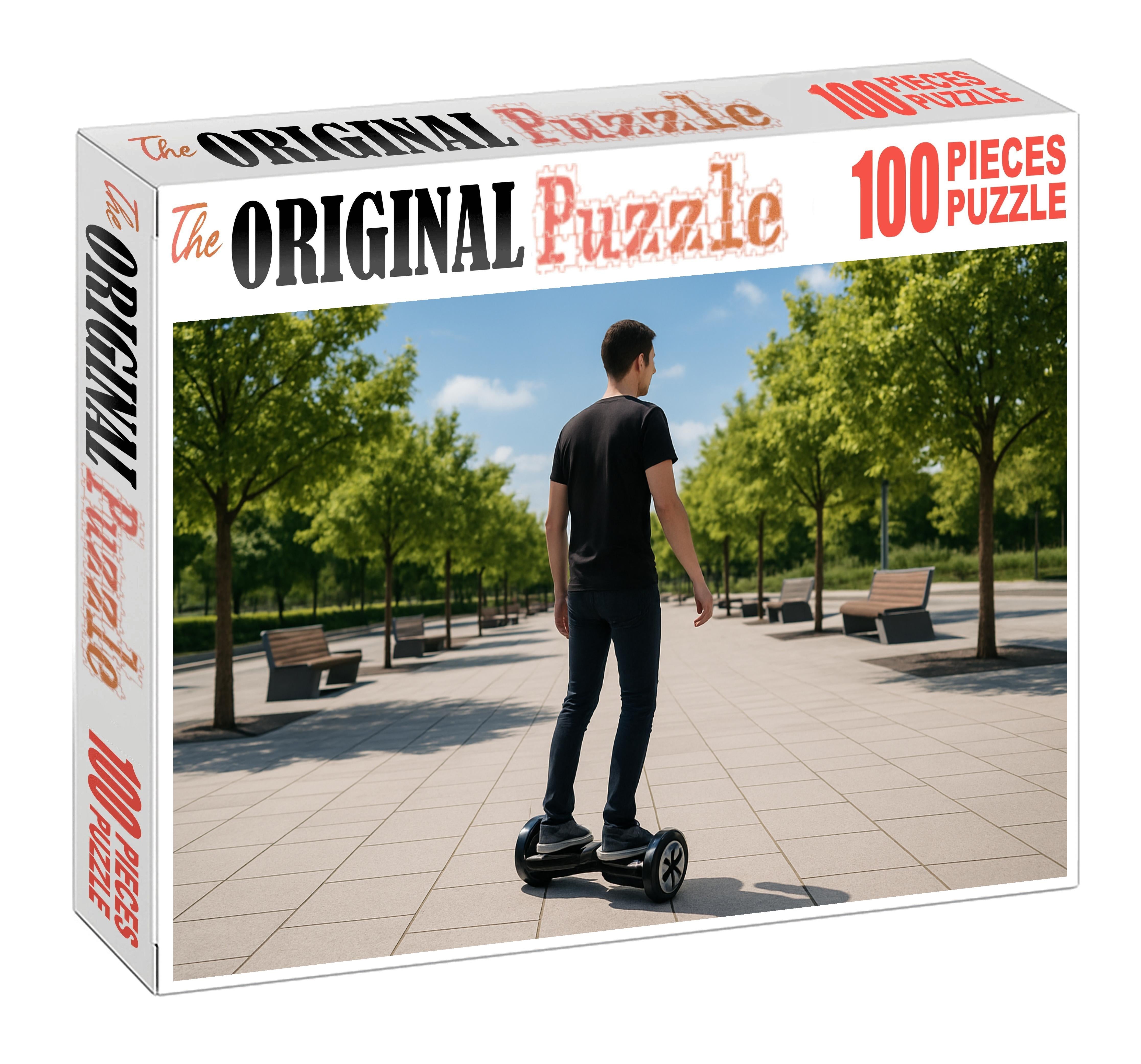 Battery-electric Hoverboard Scooter 50 Piece Puzzle