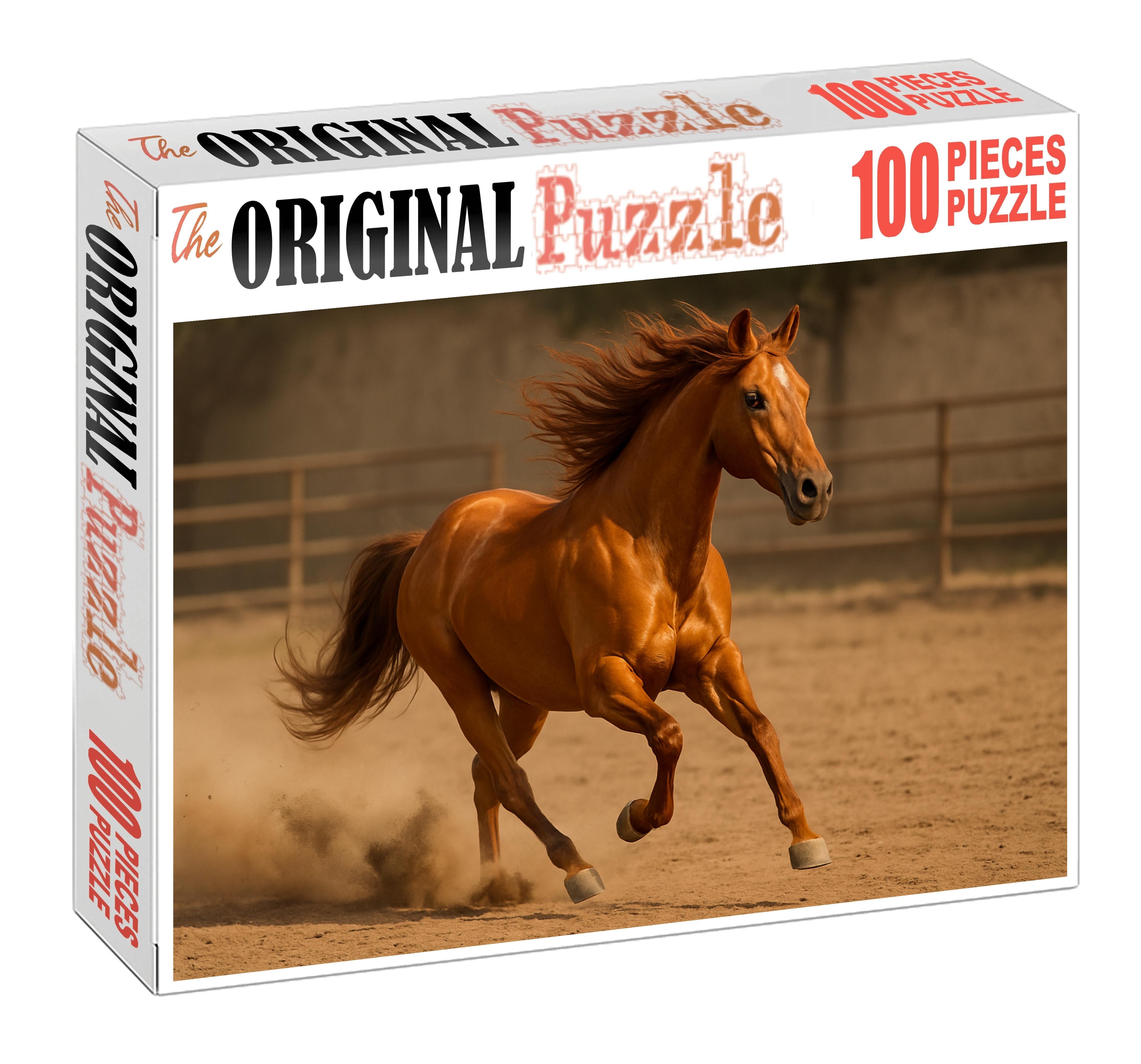 Amber Rose Stock Horse Large Format Puzzle