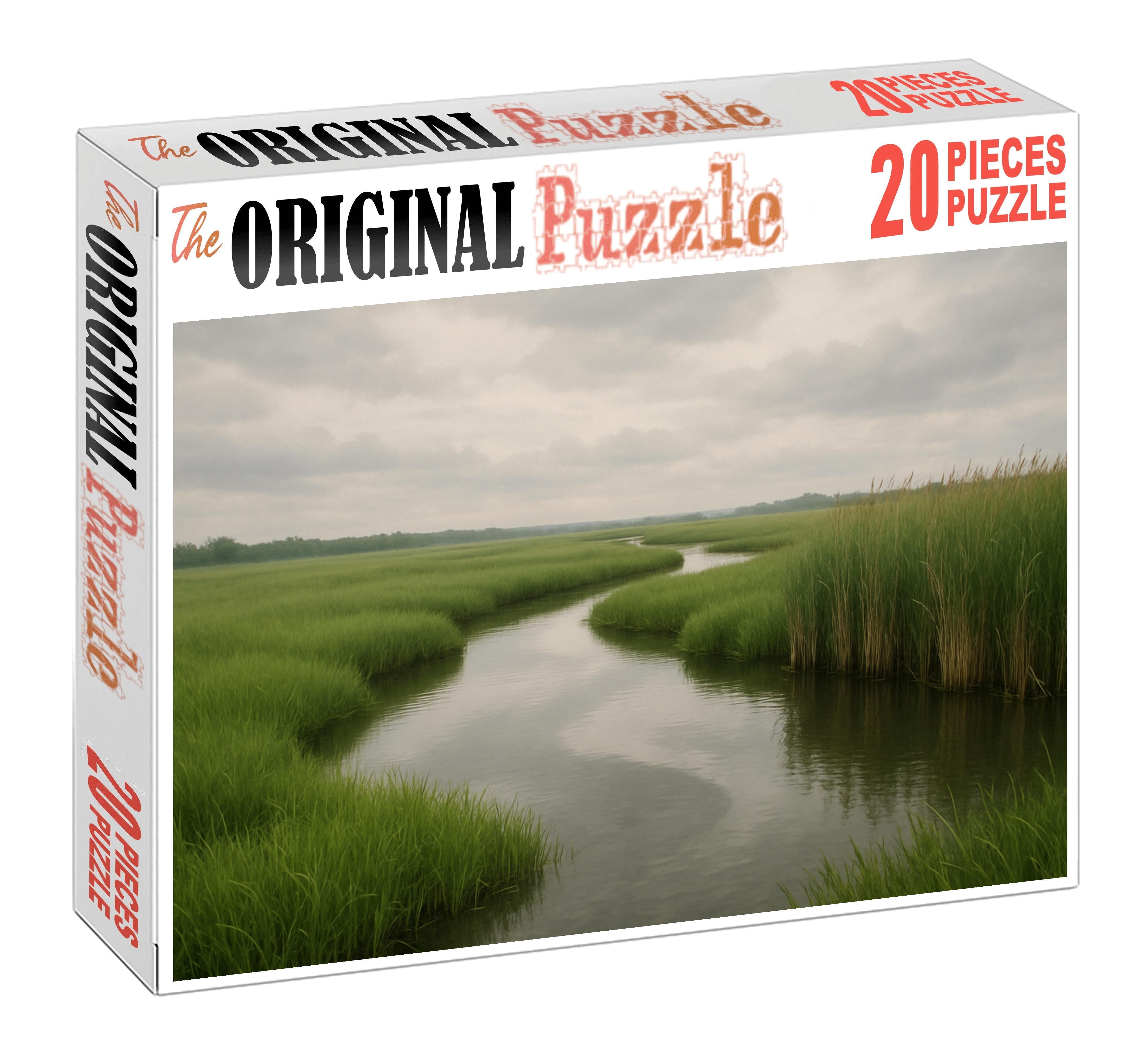 Serene River Delta Premium Puzzle Pieces