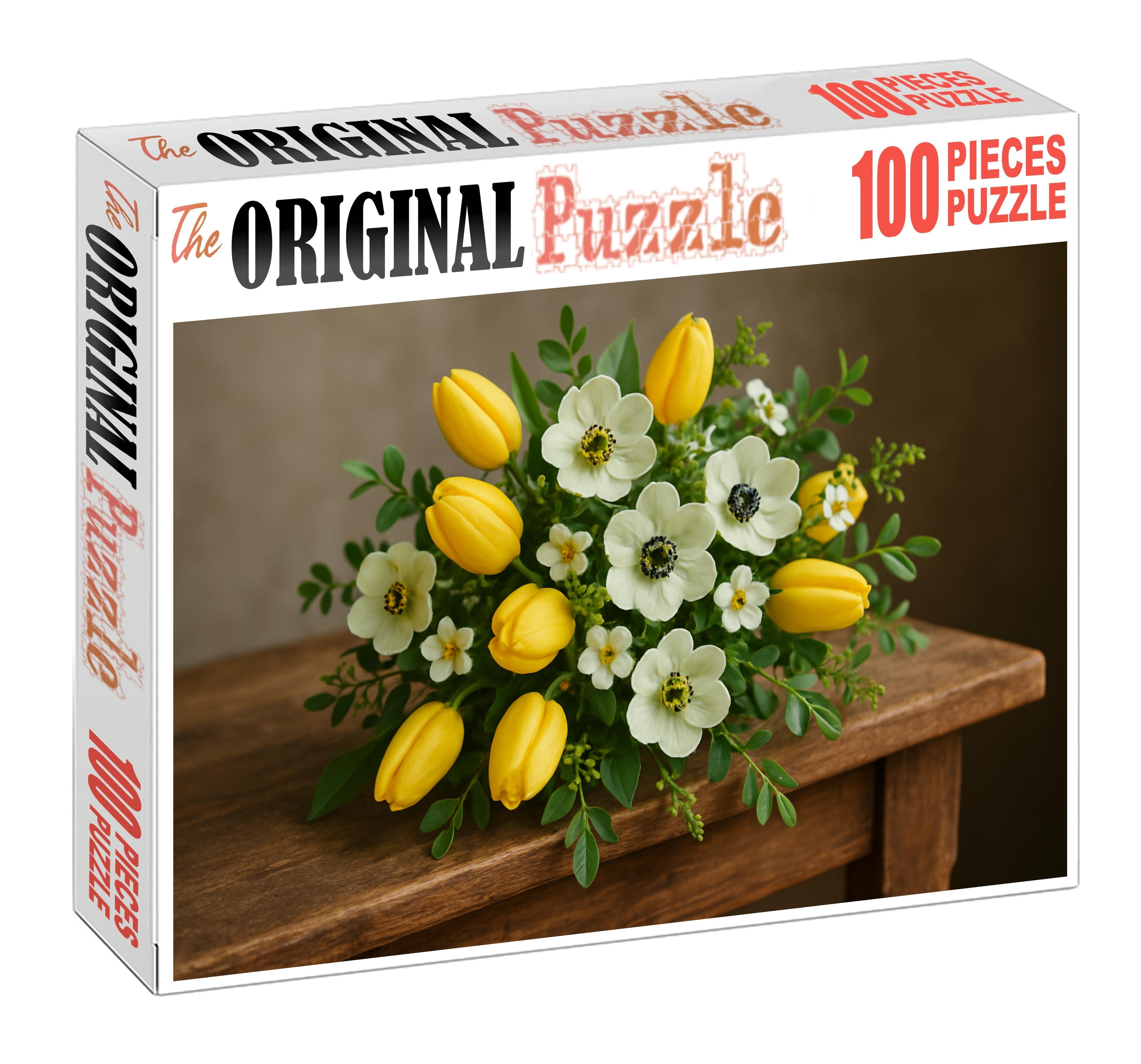 Bright Spring Meadow Table Challenging Puzzles