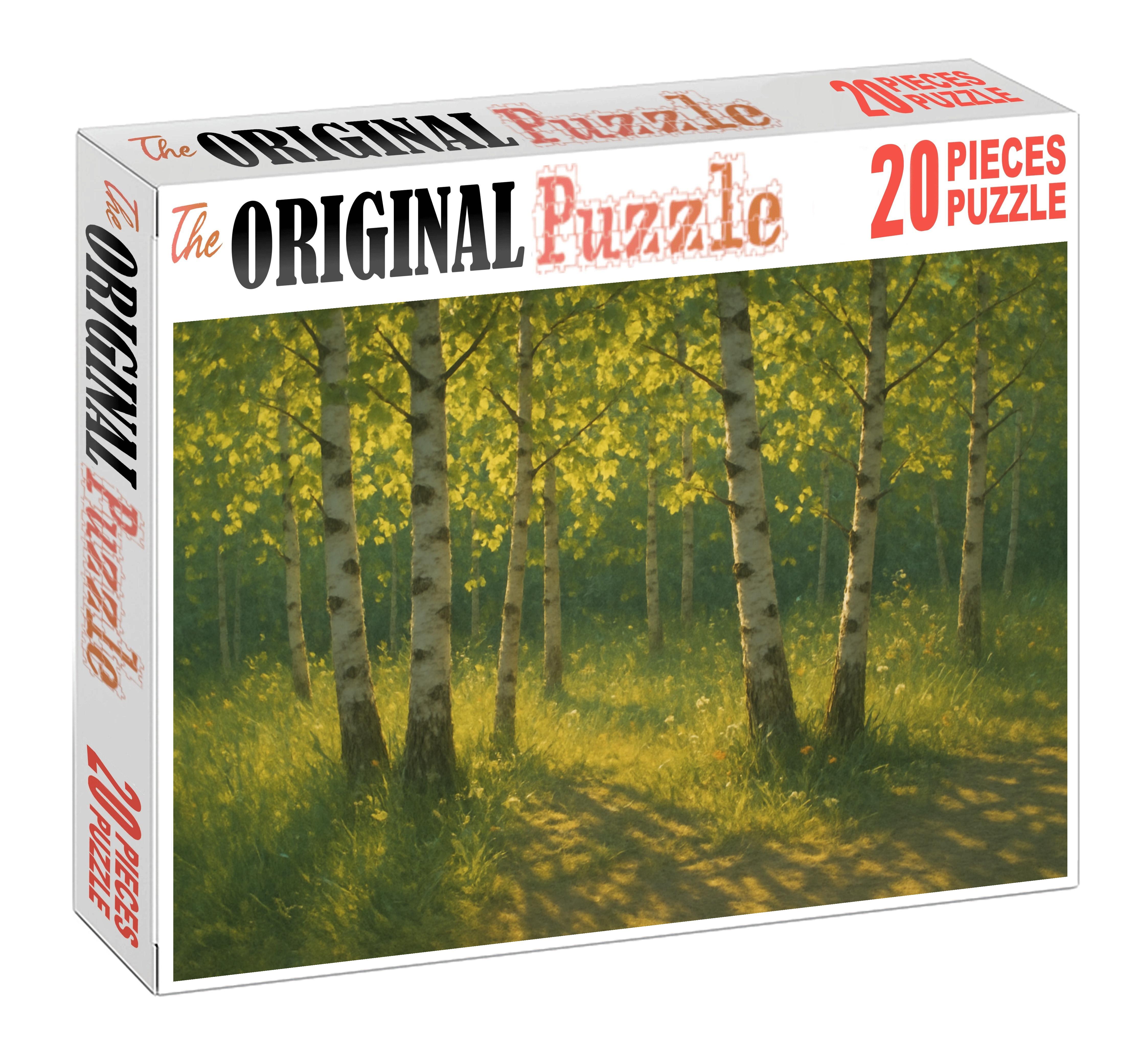 Sunlit Aspen Breeze Custom Jigsaw Puzzle