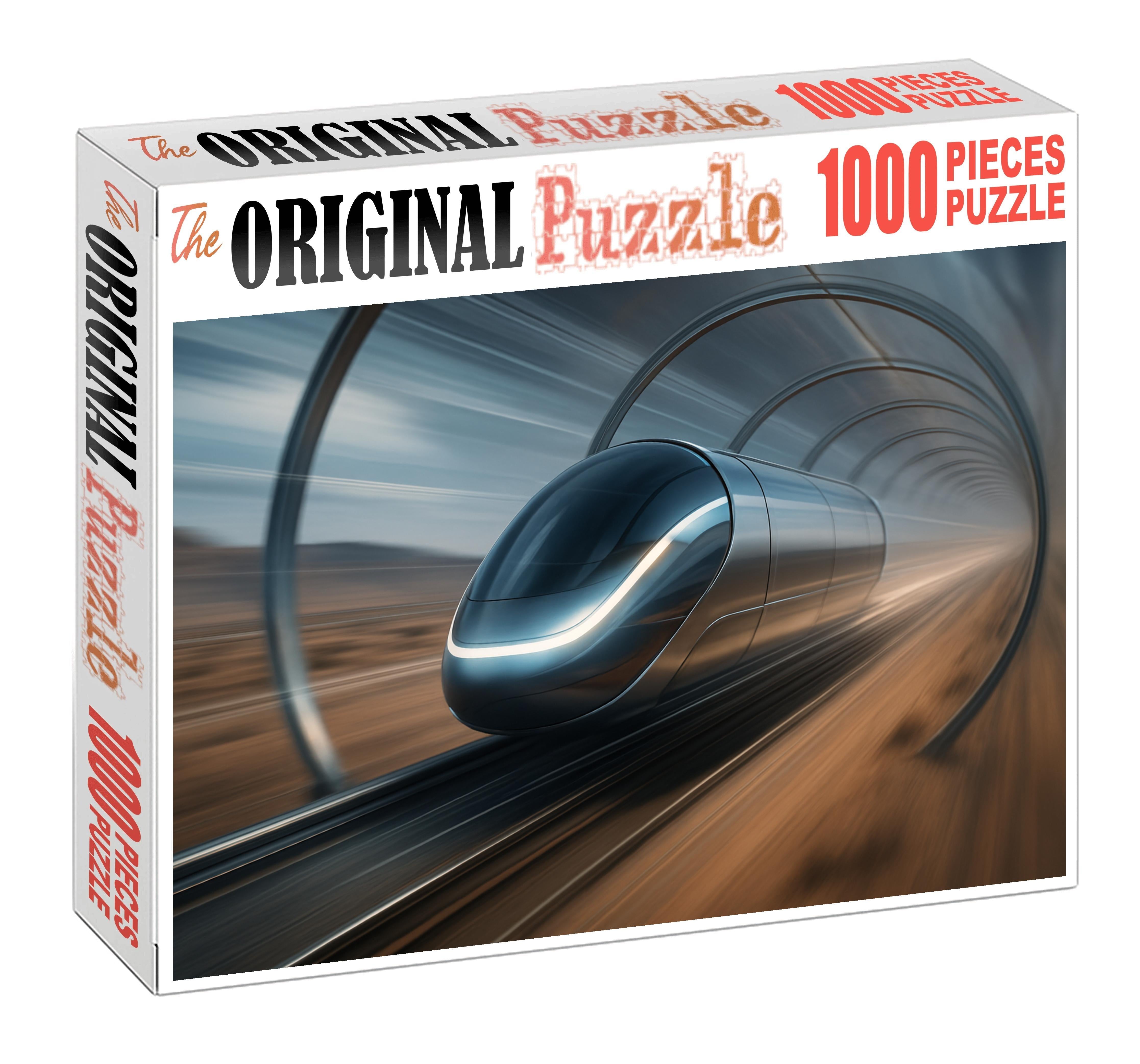 High-speed Hyperloop Pod 300 Piece Puzzle